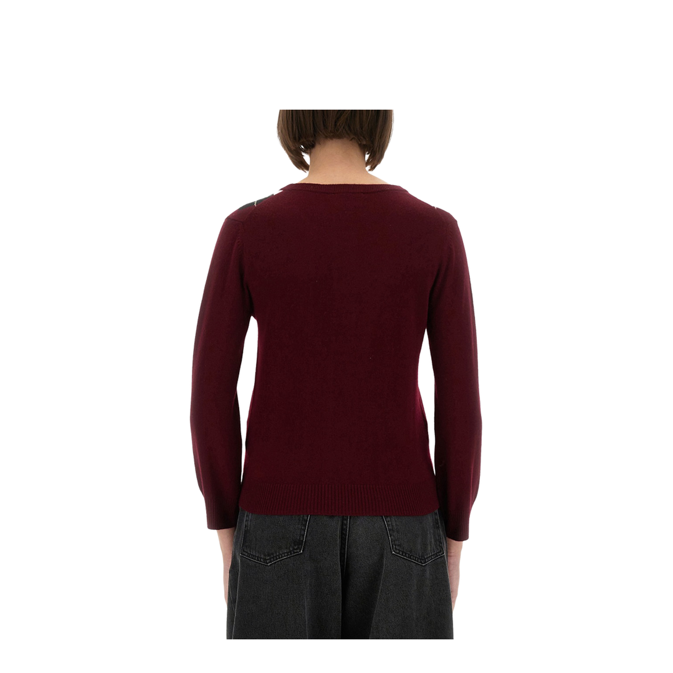 Jacquard Cashmere Cardigan - Image 3