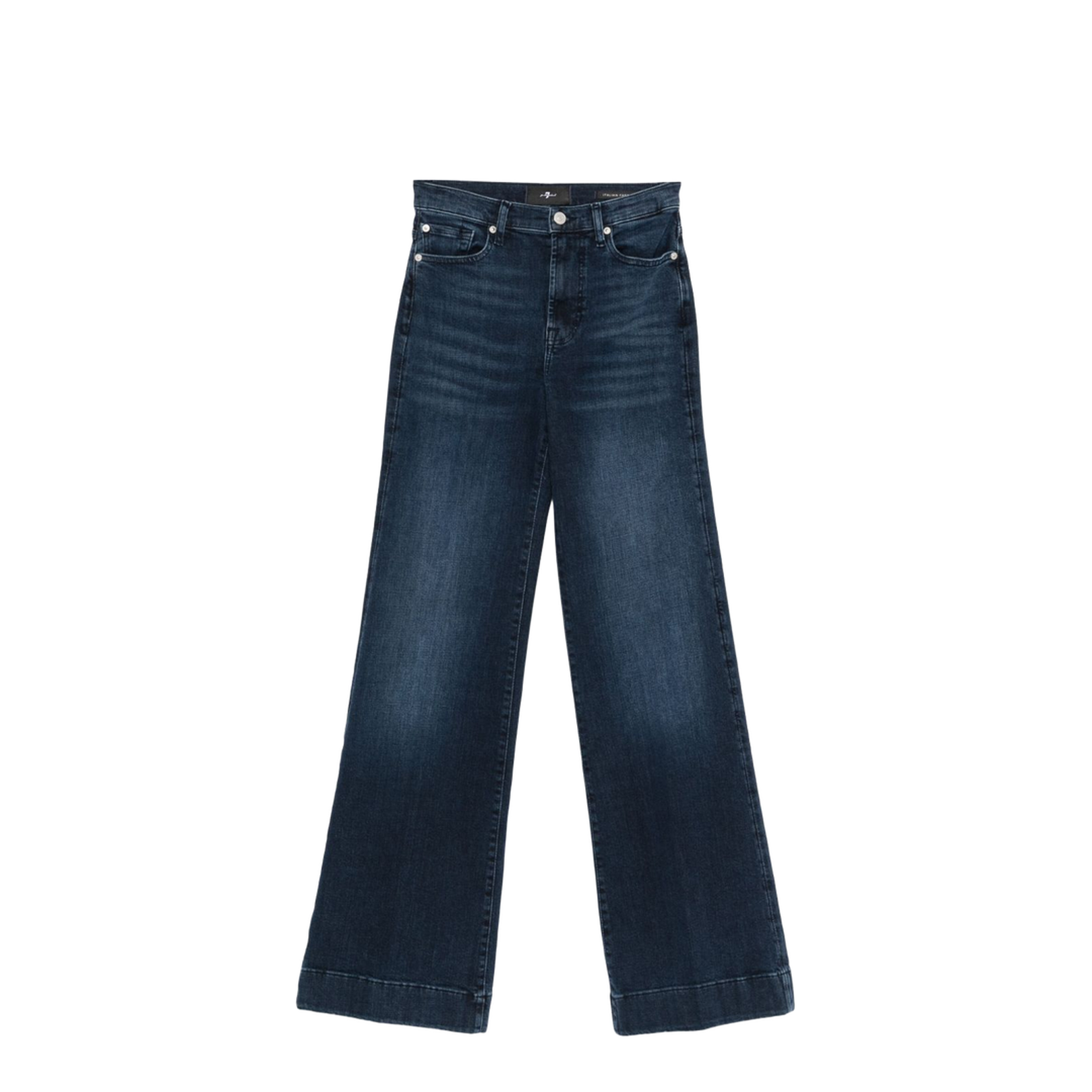 Wide-leg denim jeans - Image 1