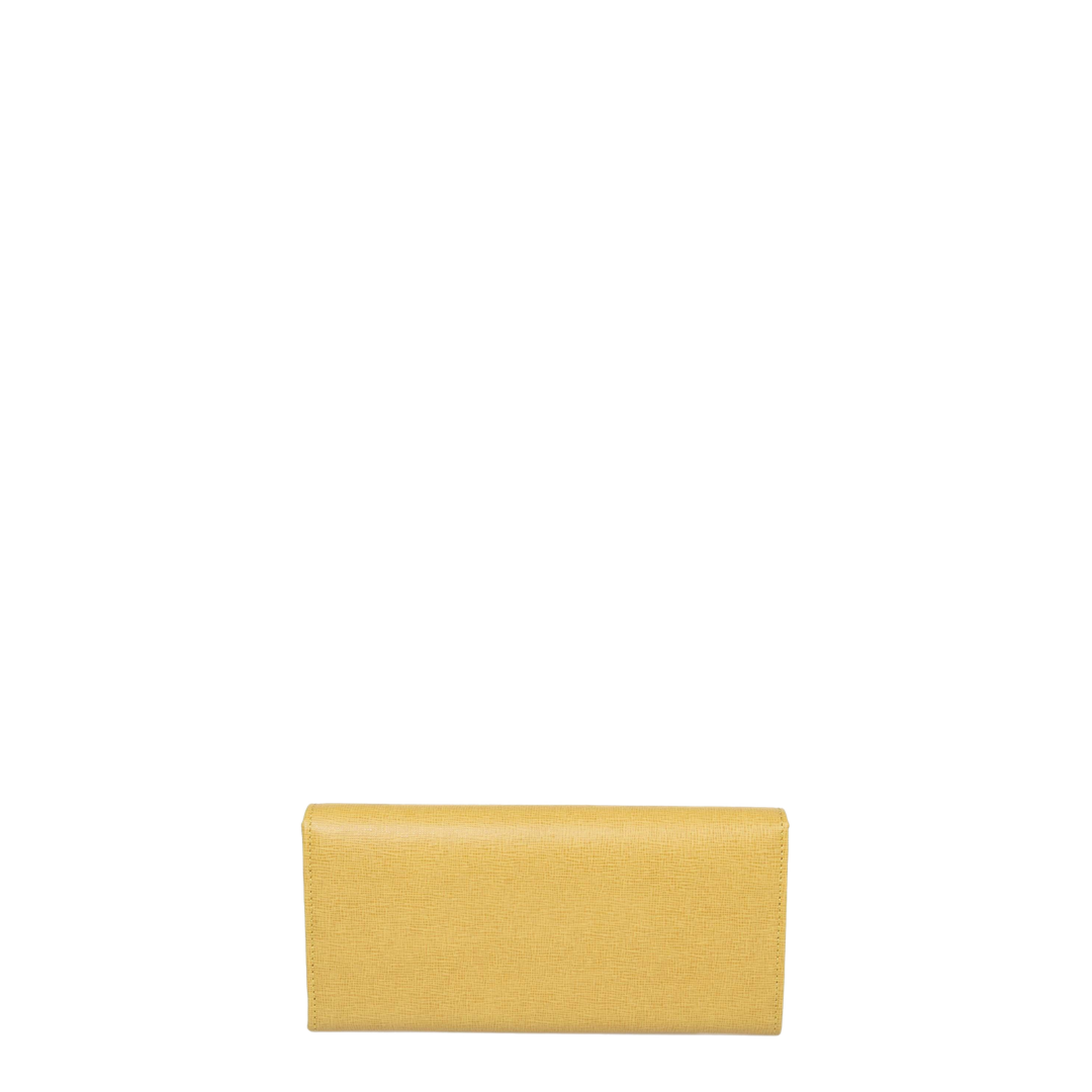 Yellow Leather Long Wallet - Image 2