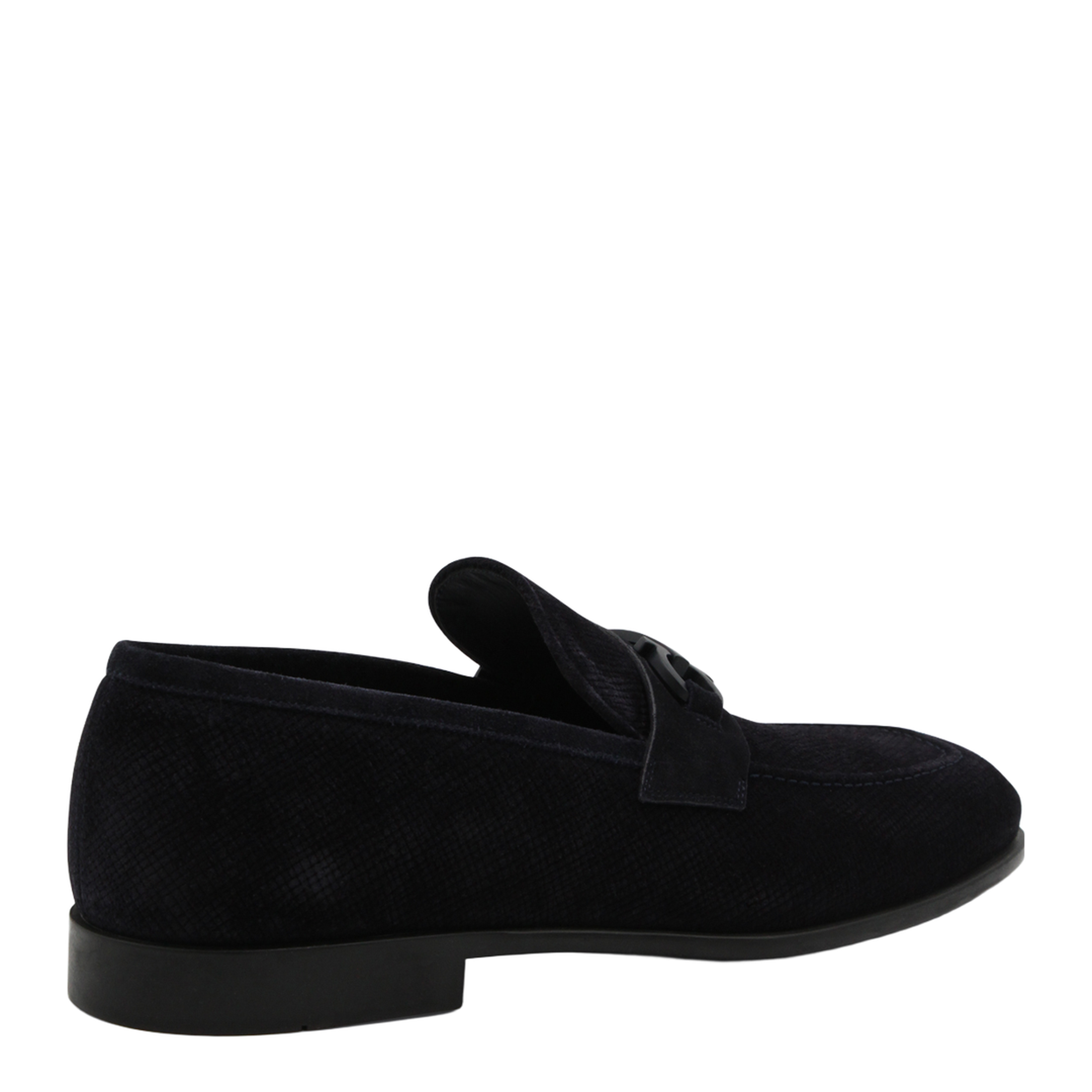 Navy Leather Loafers - Image 6