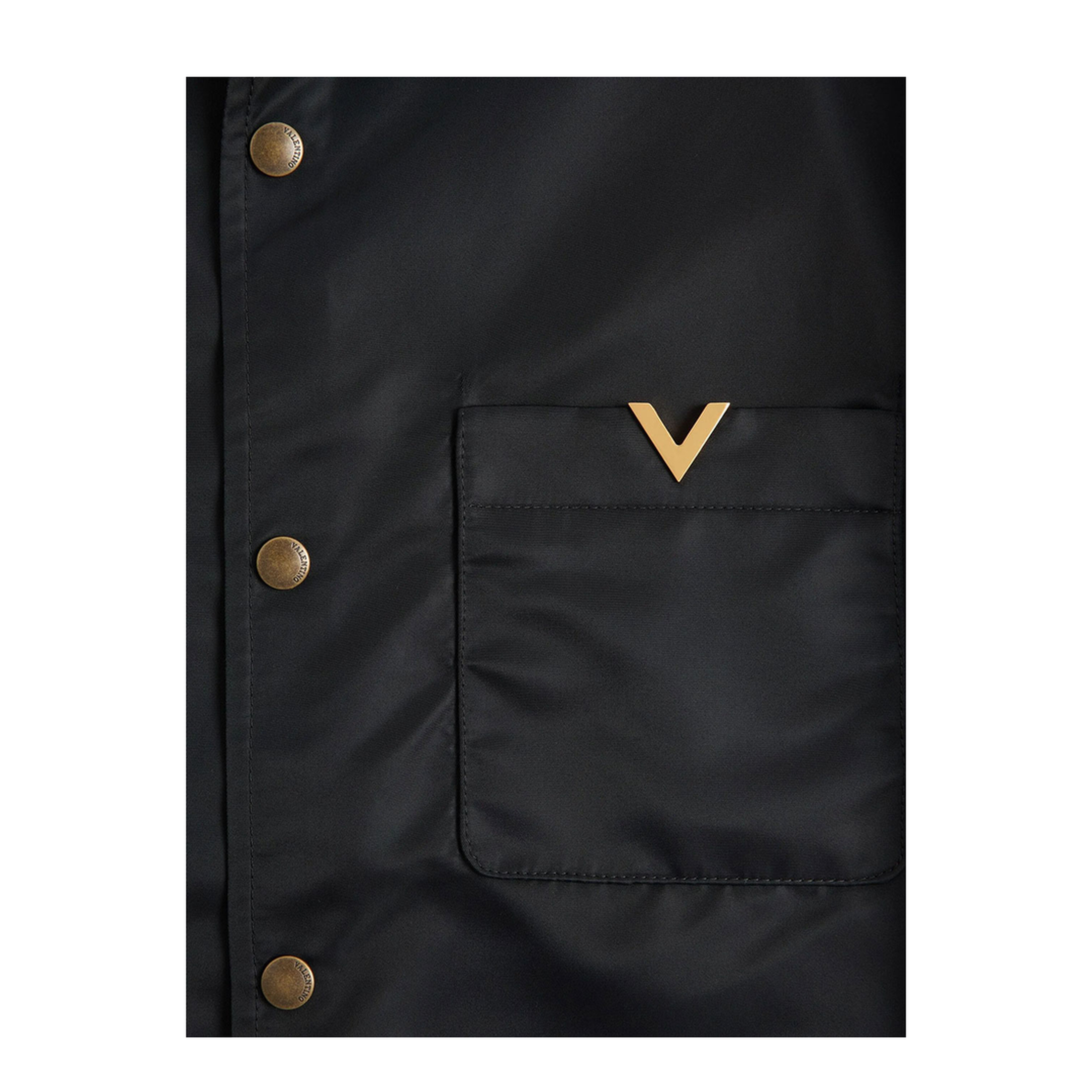 Nylon Shirt Jacket with Vgold - Image 6