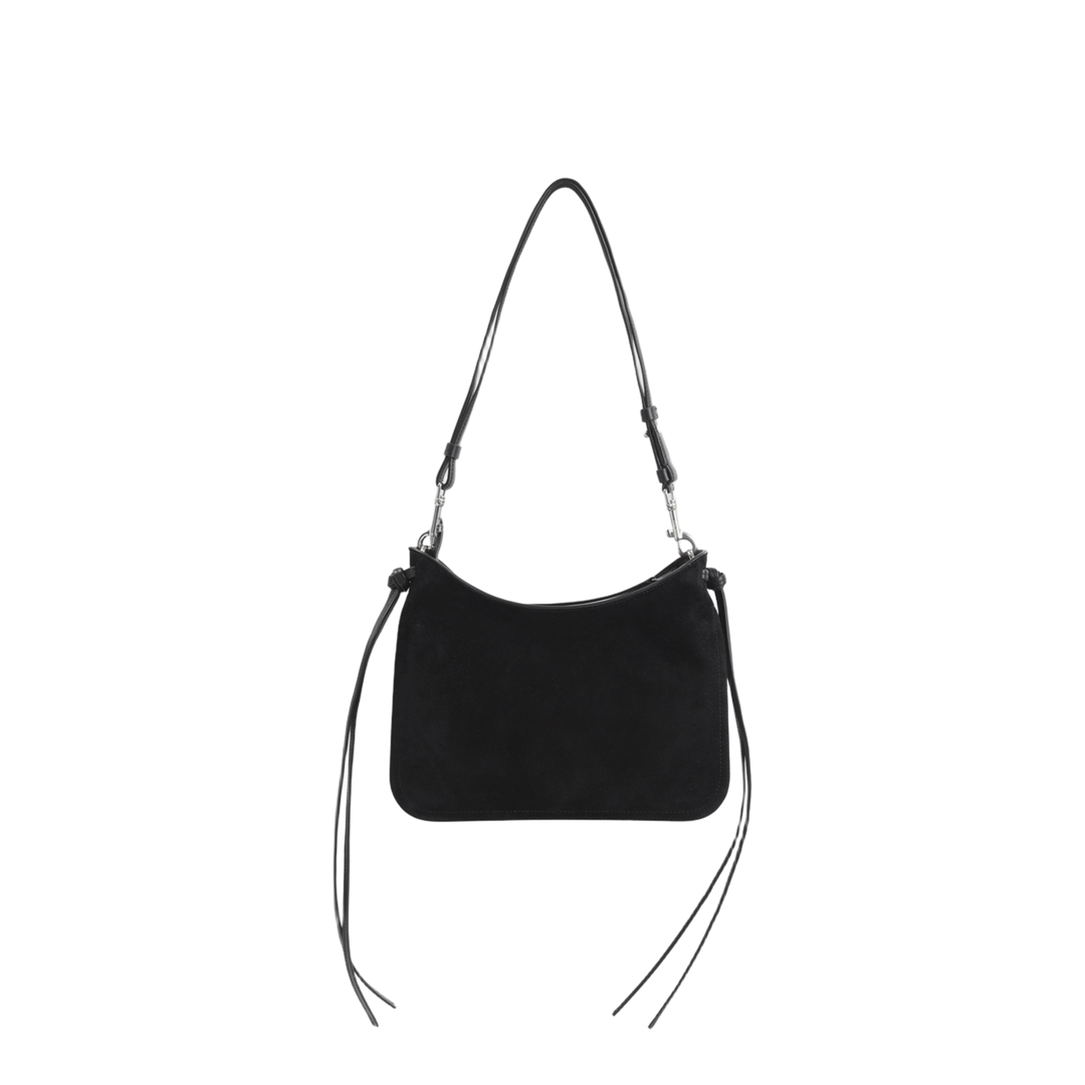 Gig Small Calf Leather Shoulder Bag - Black - Image 4