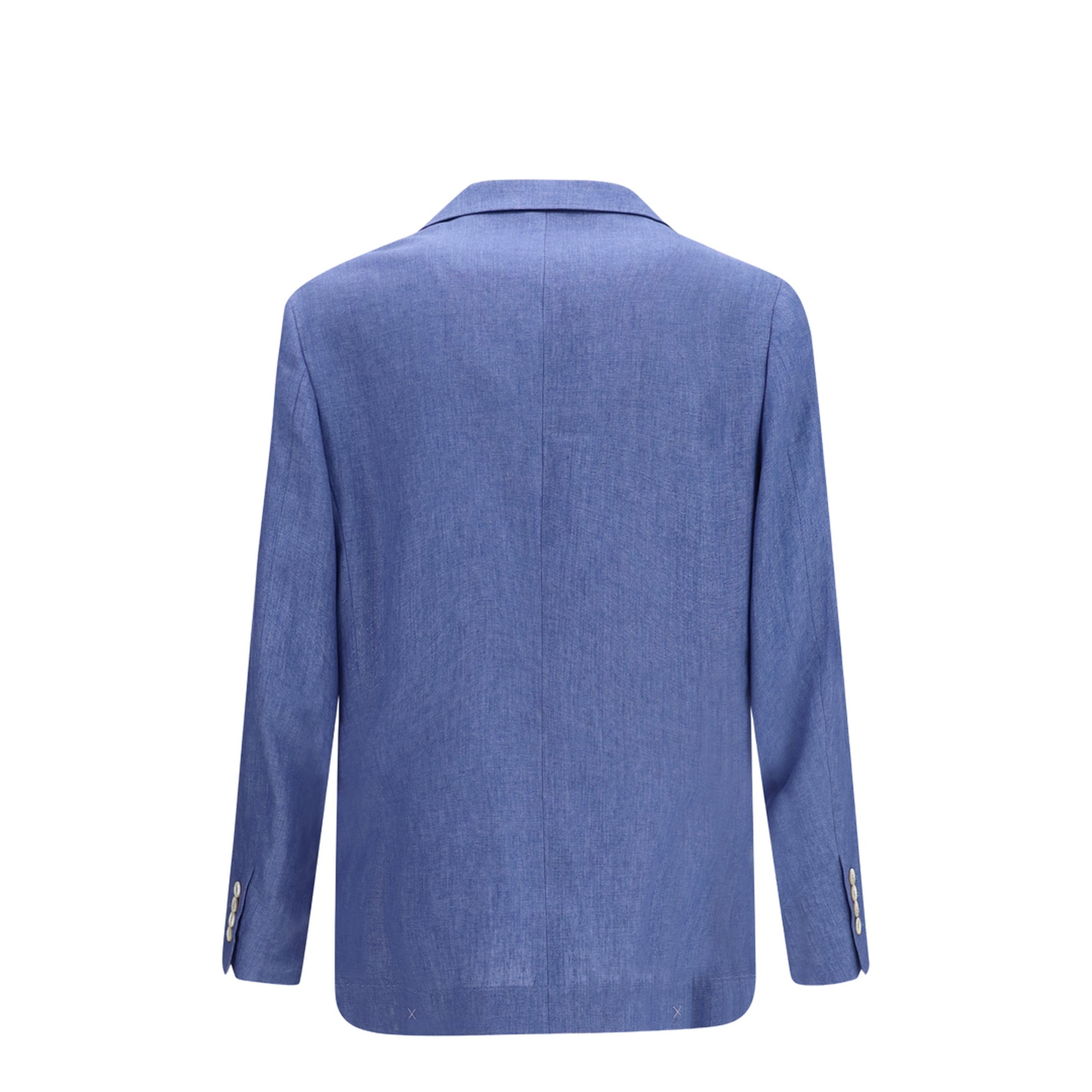Deconstructed Single-Breasted Jacket in Mélange Linen - Image 2