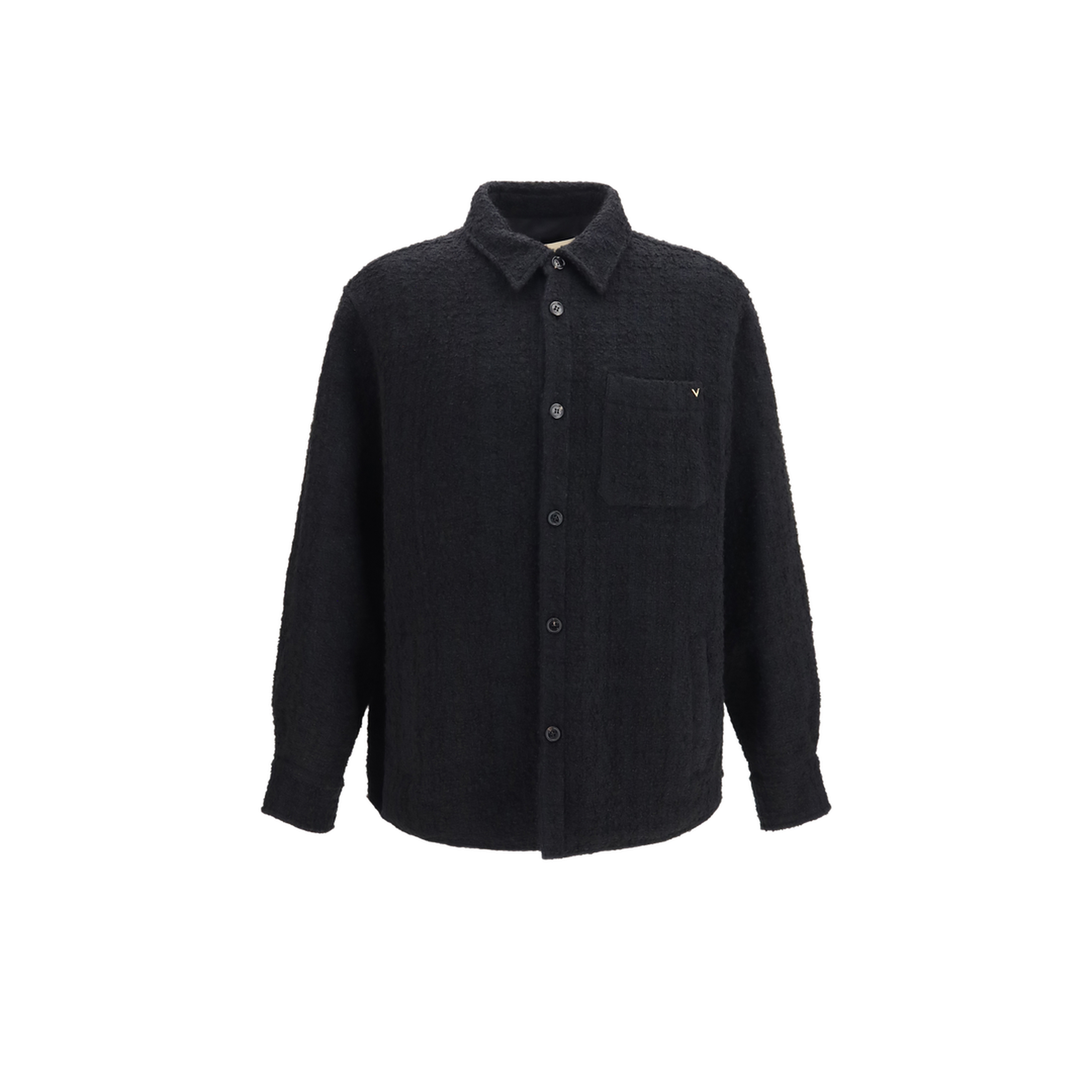 Textured High-Neck Jacket - Image 1