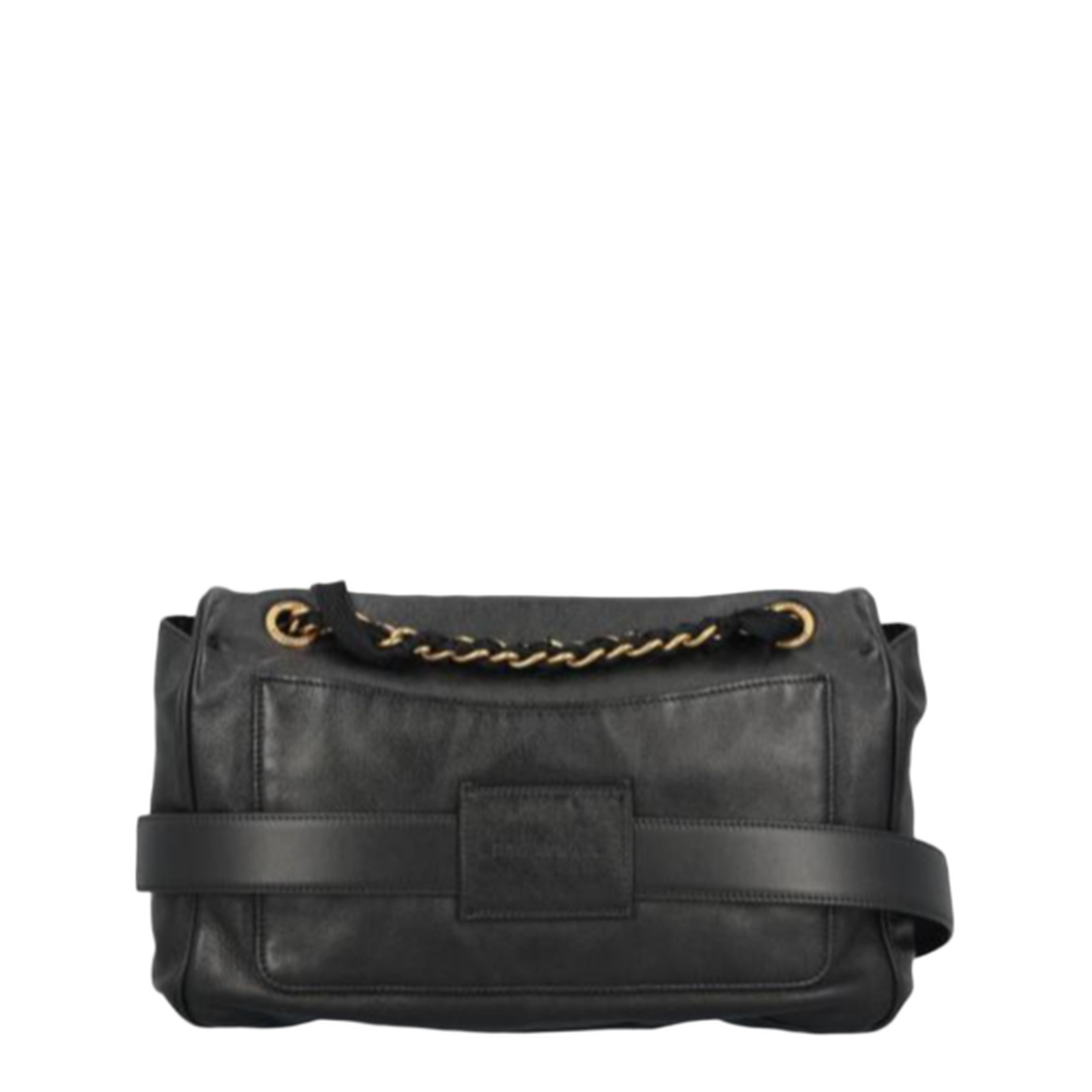 Modu Medium Calf Leather Shoulder Bag - Black - Image 3