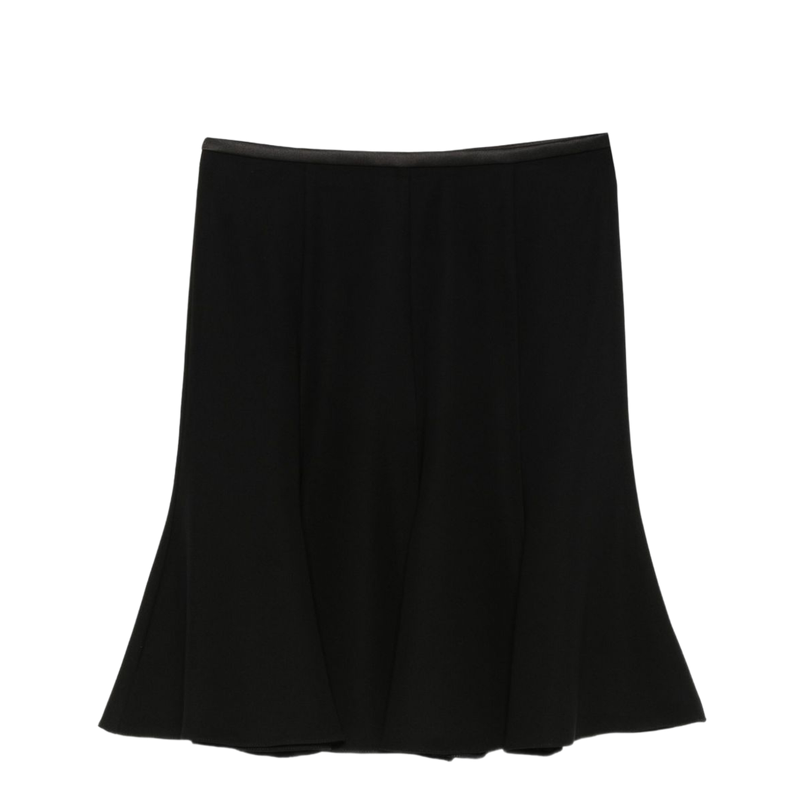 Flared Hem Skirt Black - Image 1