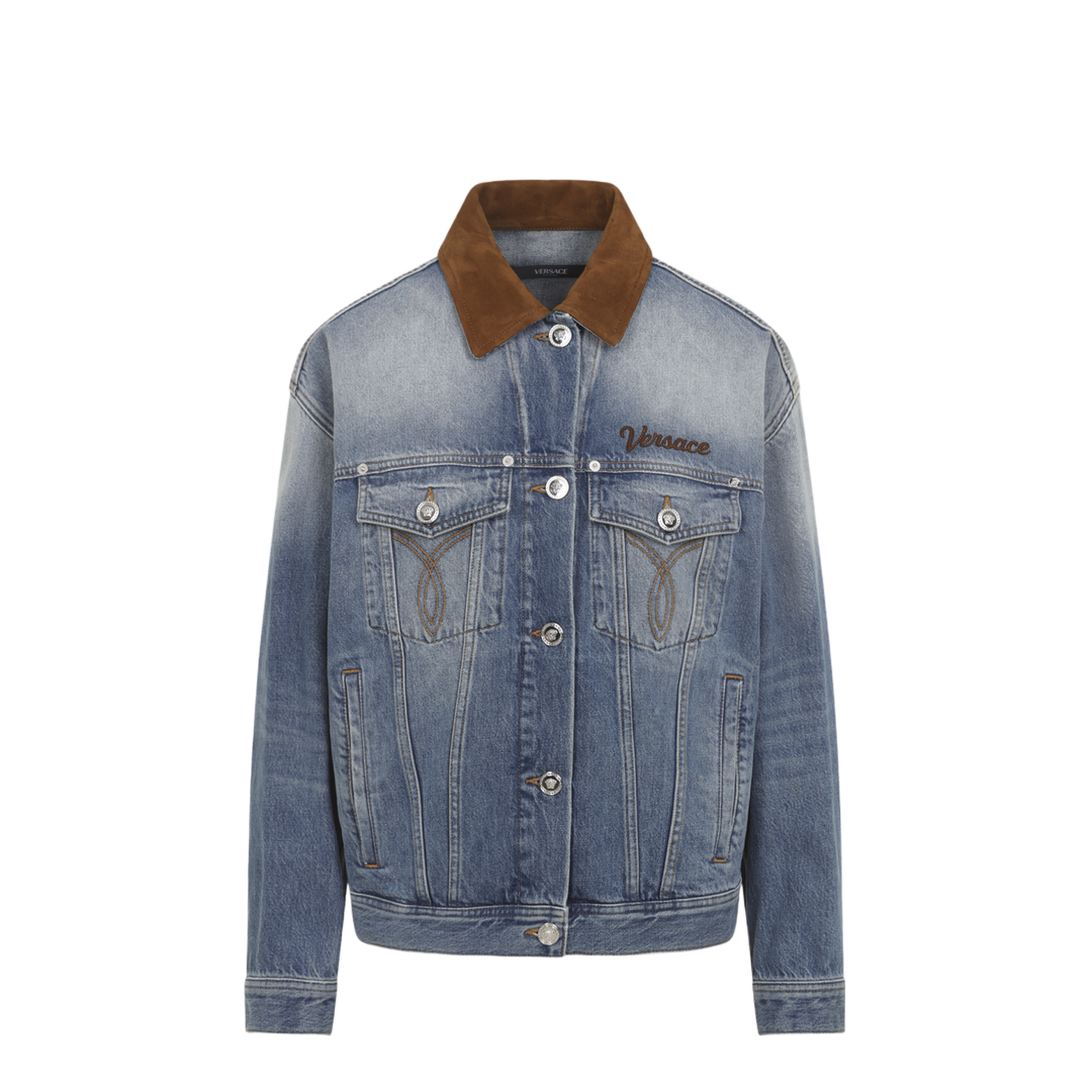 Denim Stone Wash Blouson - Image 3