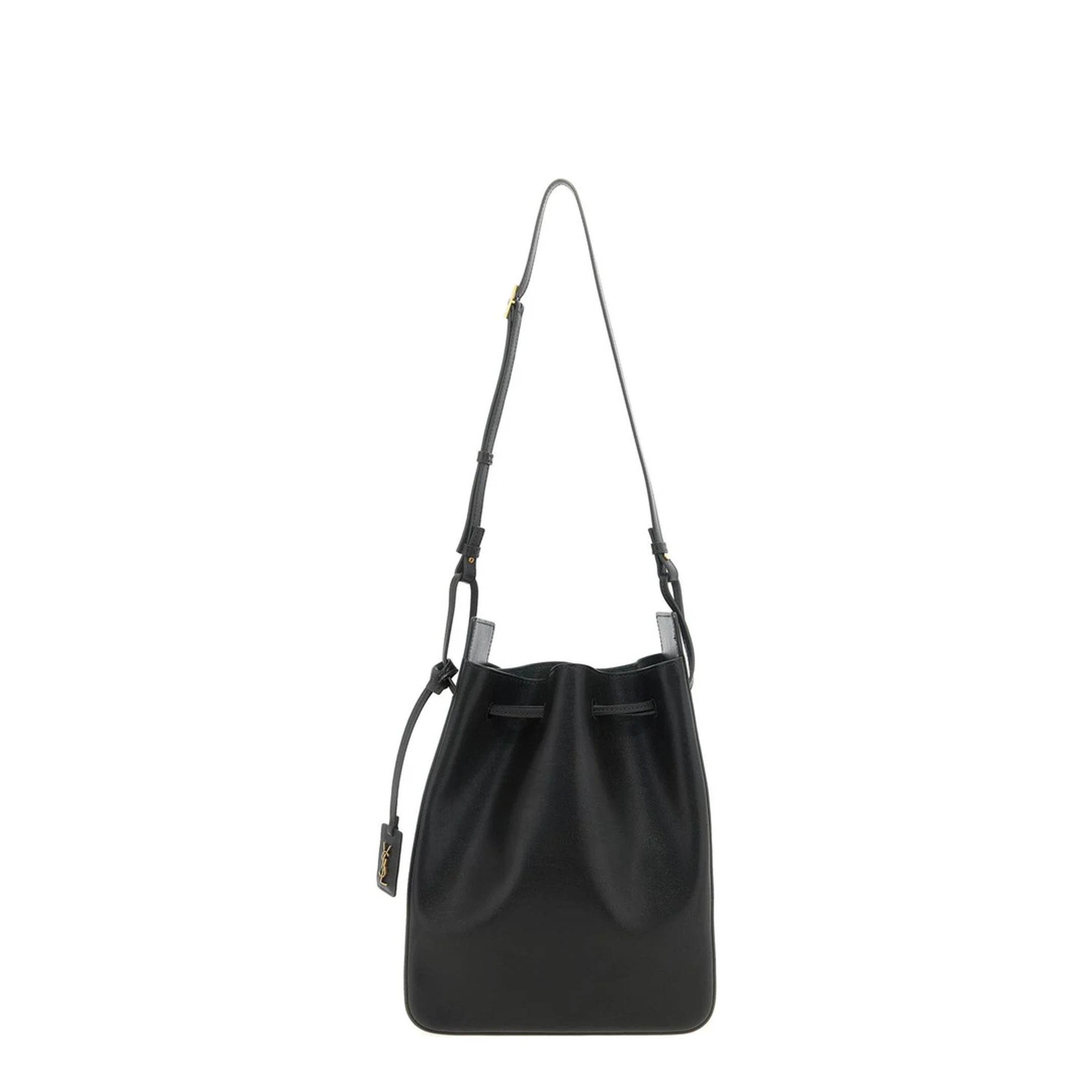 Large Calfskin Bucket Bag - Very Dark Green - Image 1