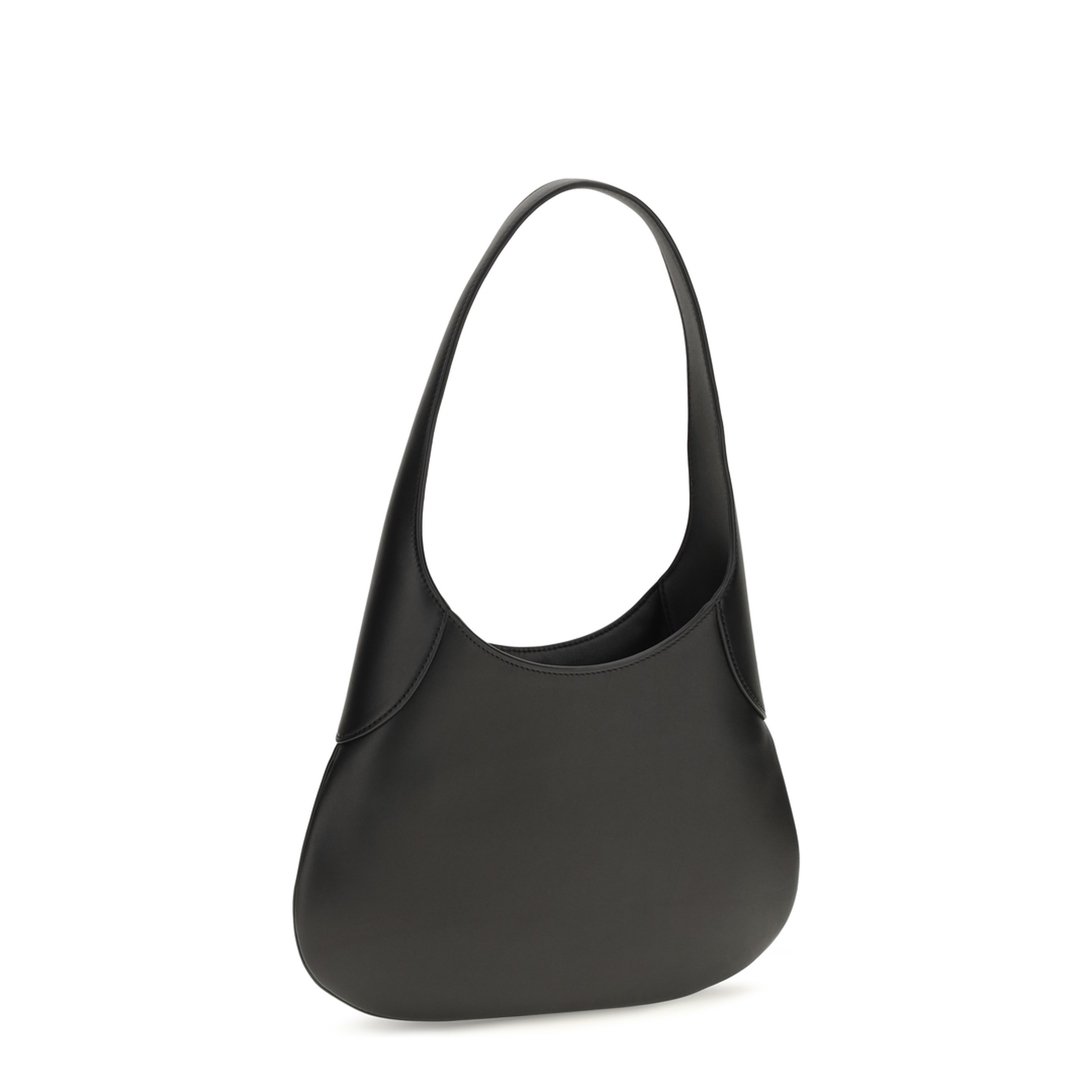 Joan Small Calfskin Hobo - Black - Image 3