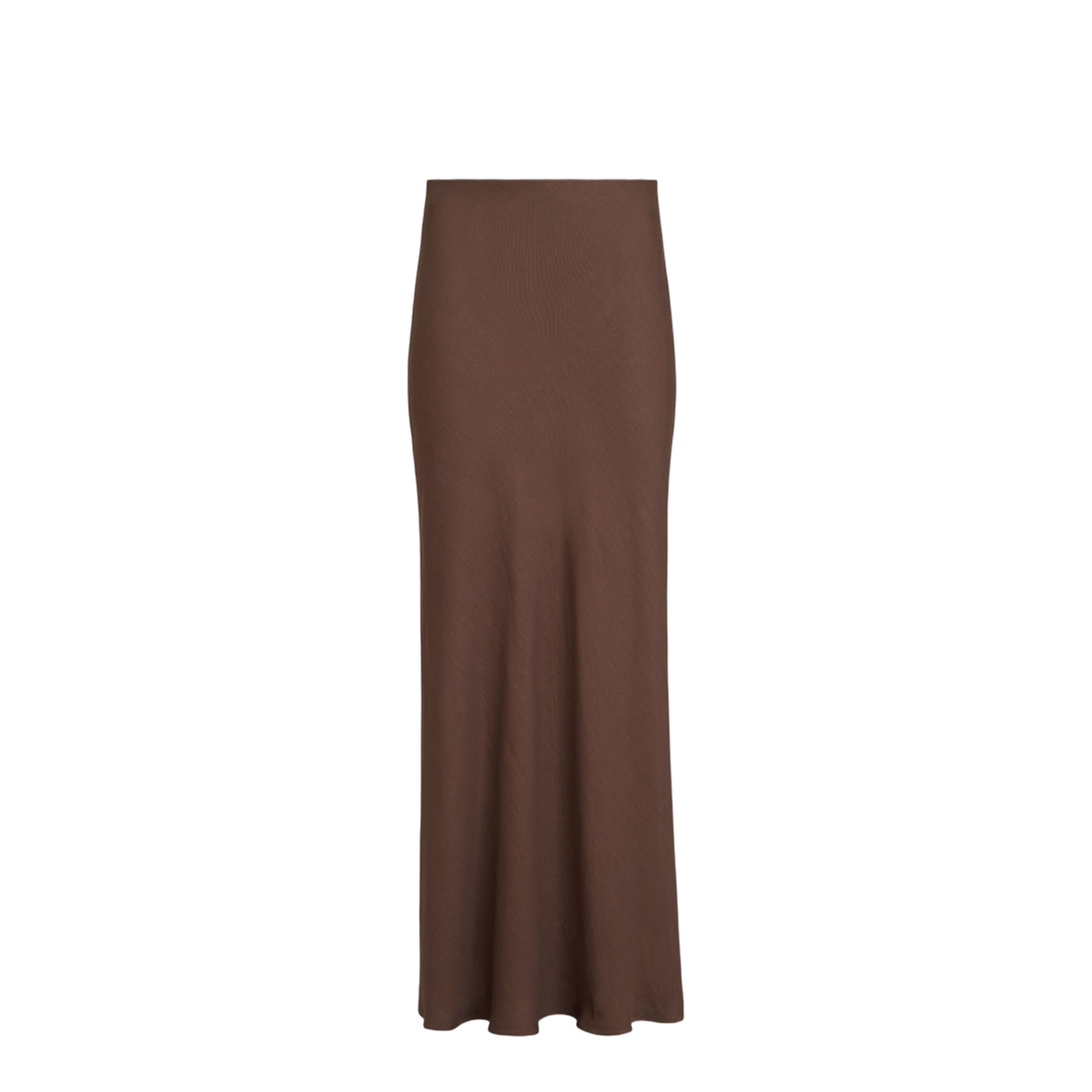 Brown Viscose Blend Skirt - Image 1