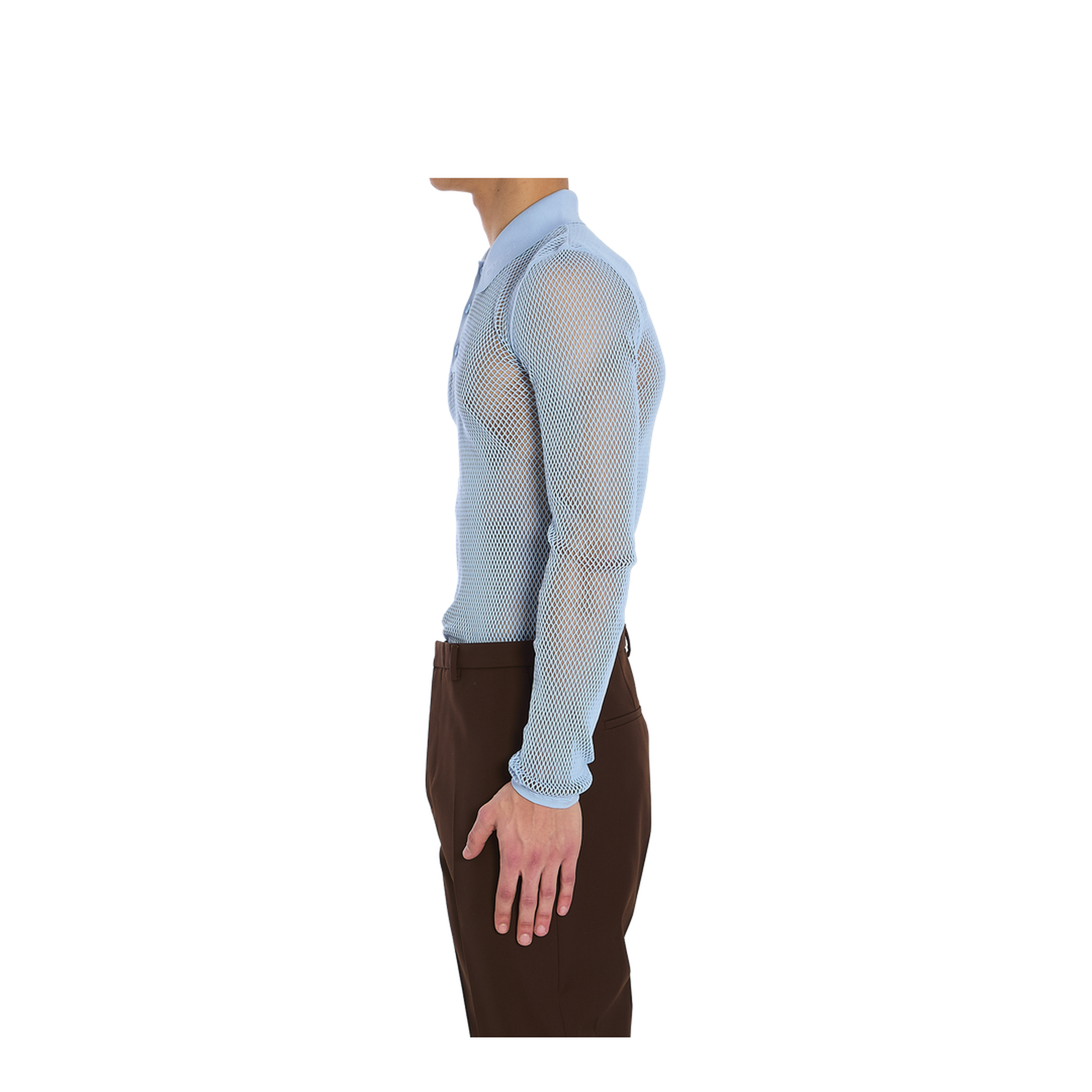 Technical Mesh Polo Shirt - Image 3