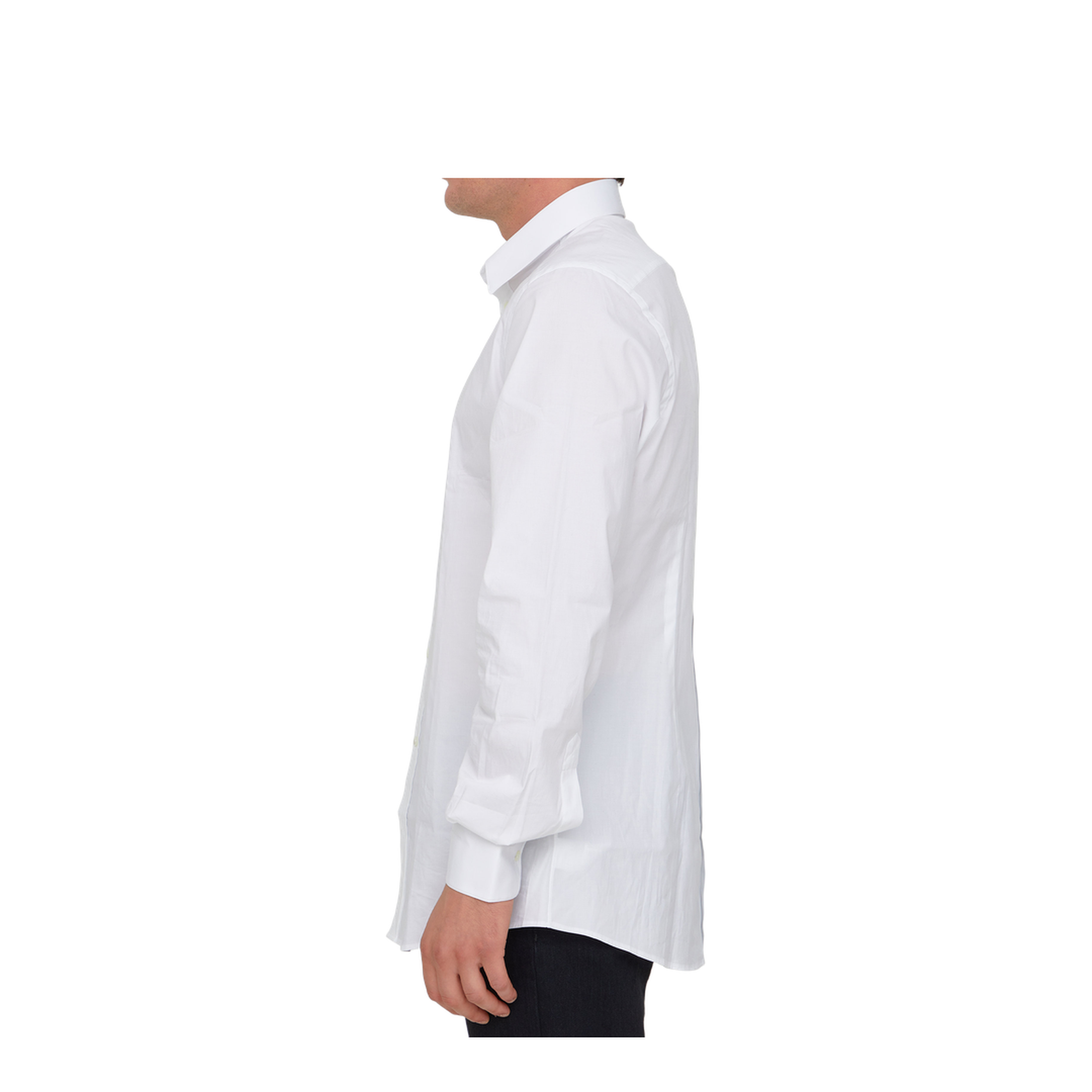 White Cotton Shirt - Image 3