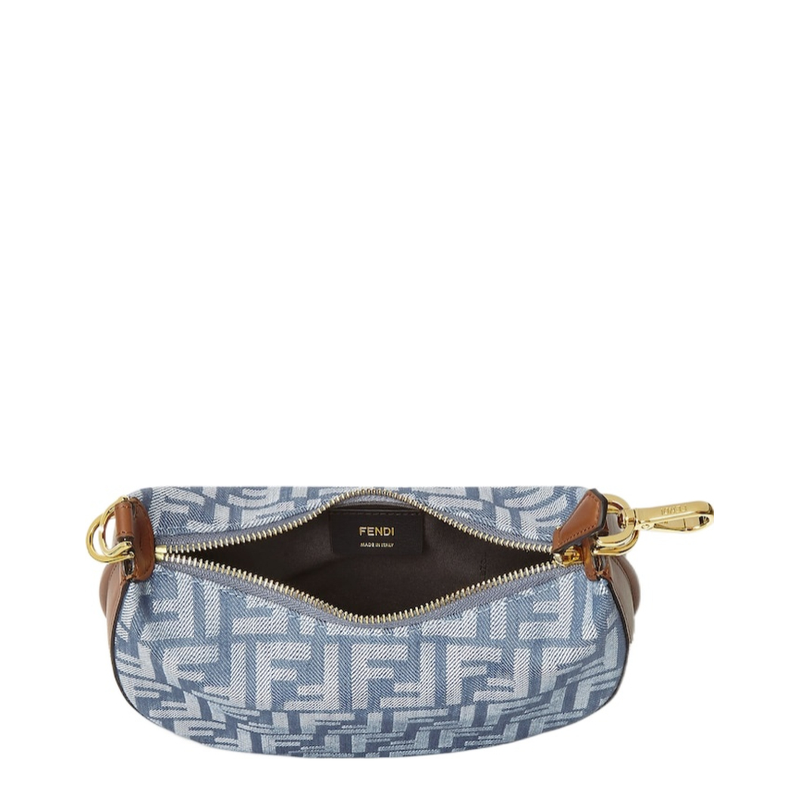 Fendigraphy Mini Denim Shoulder Bags - Blue - Image 2