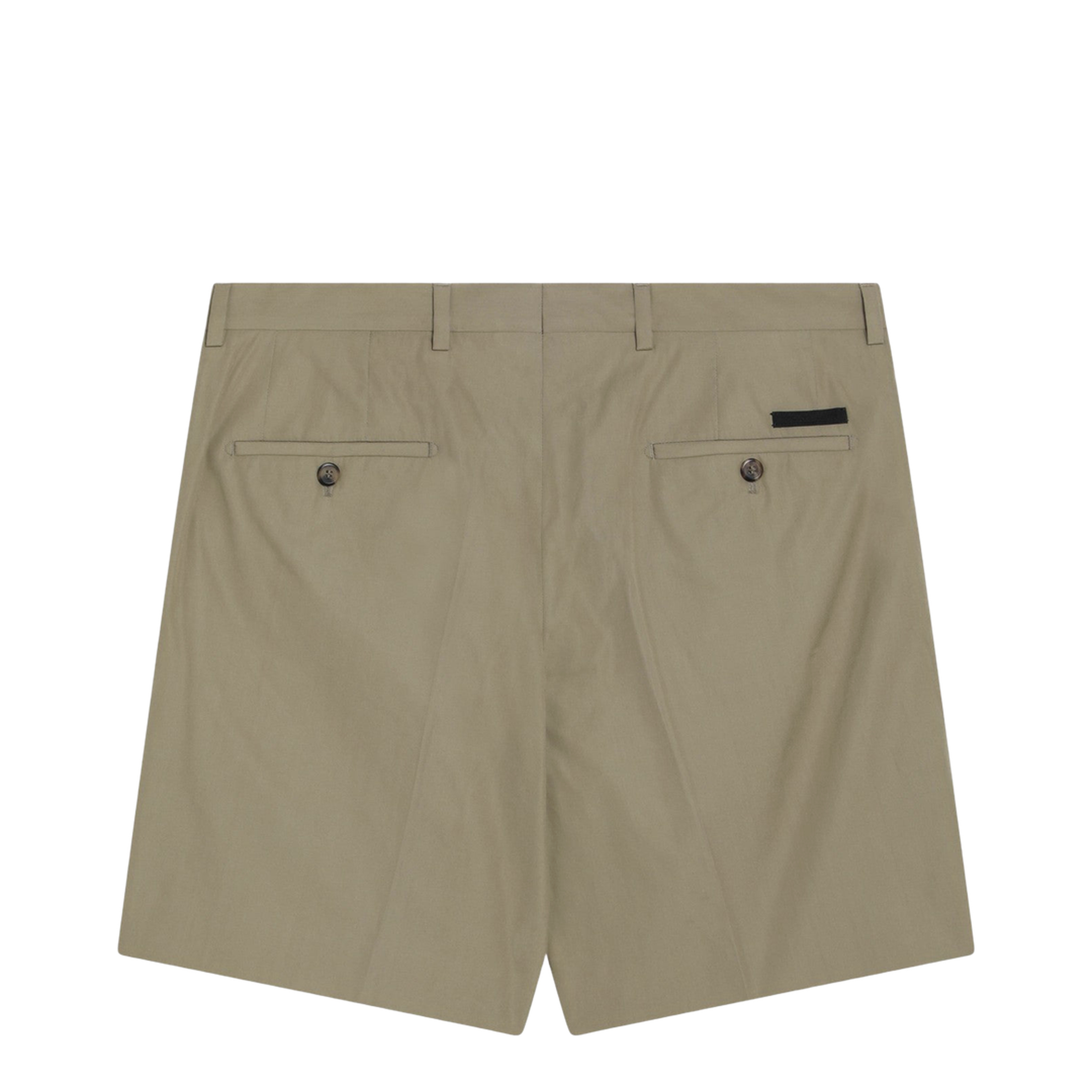 Putty-colored cotton bermuda shorts - Image 2