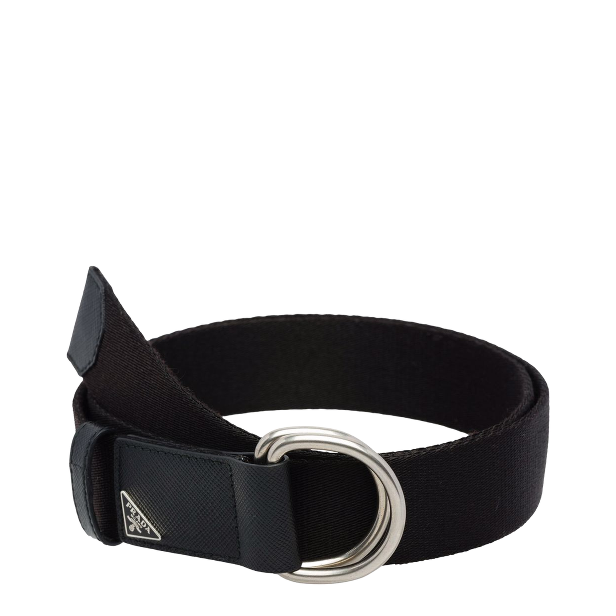 Black Re-Nylon Web Belt - Image 1