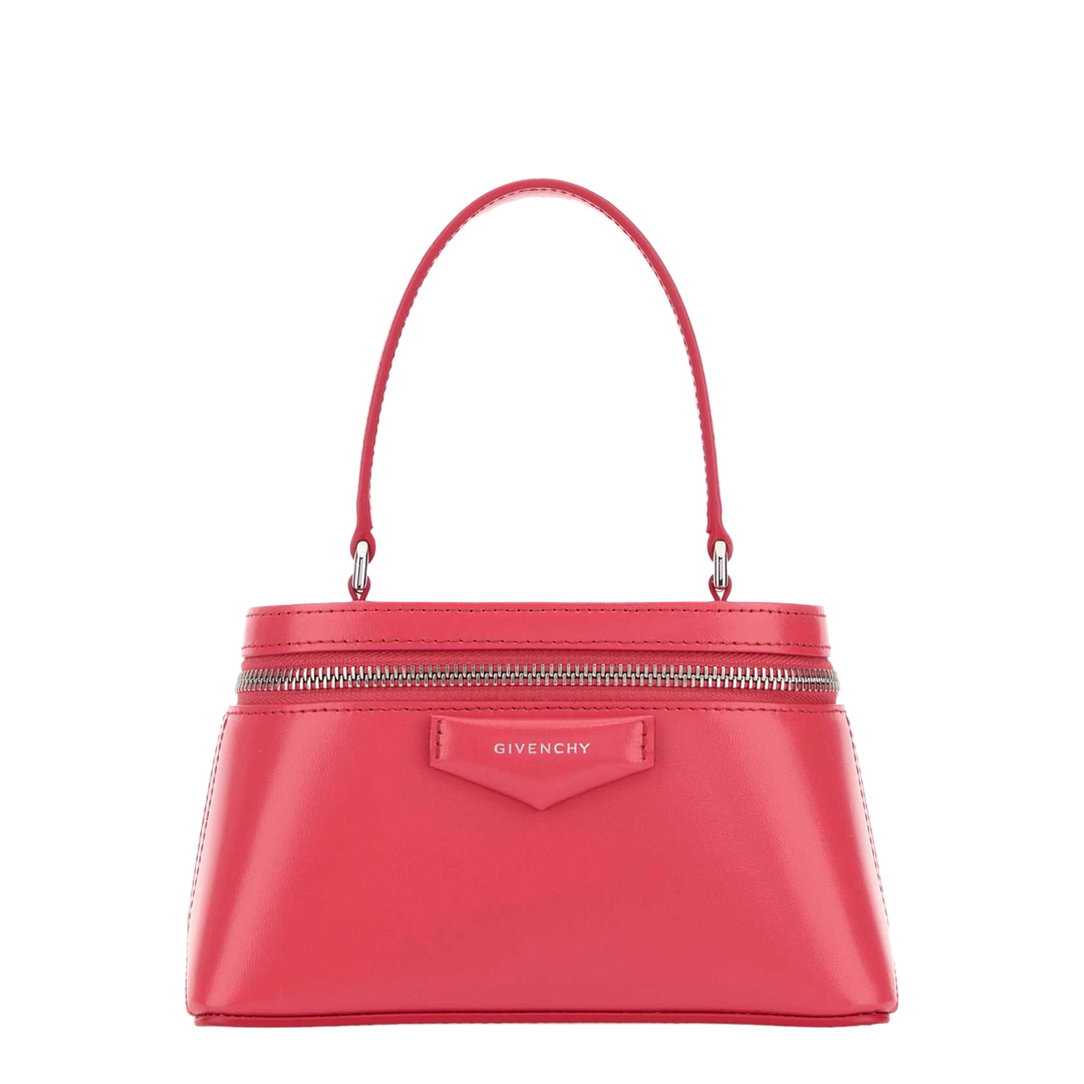 Antigona Mini Calf Leather Vanity Bag - Bright Peach - Image 5