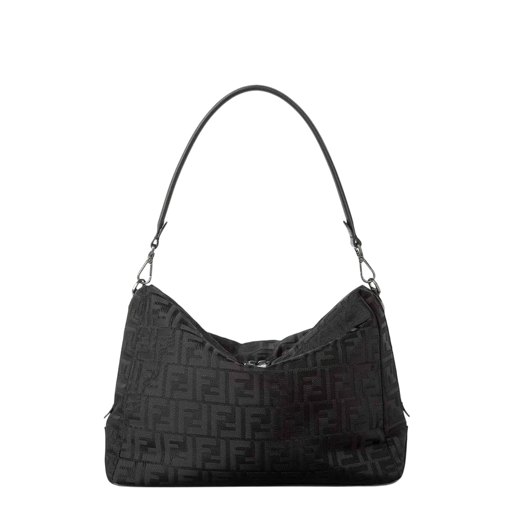 Large Fabric Black Bag - Image 1