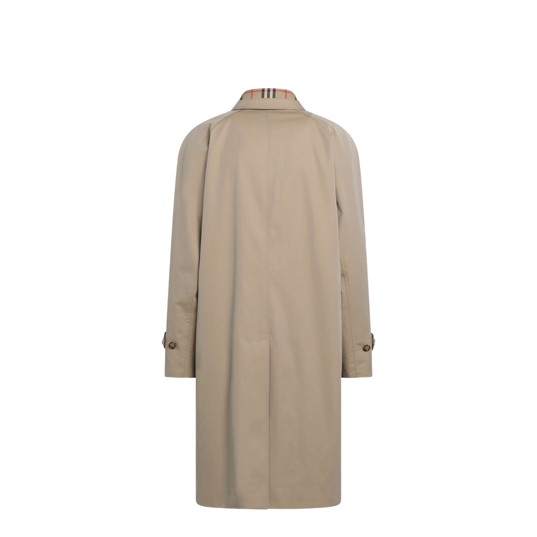 Honey Beige Cotton Coat - Image 2