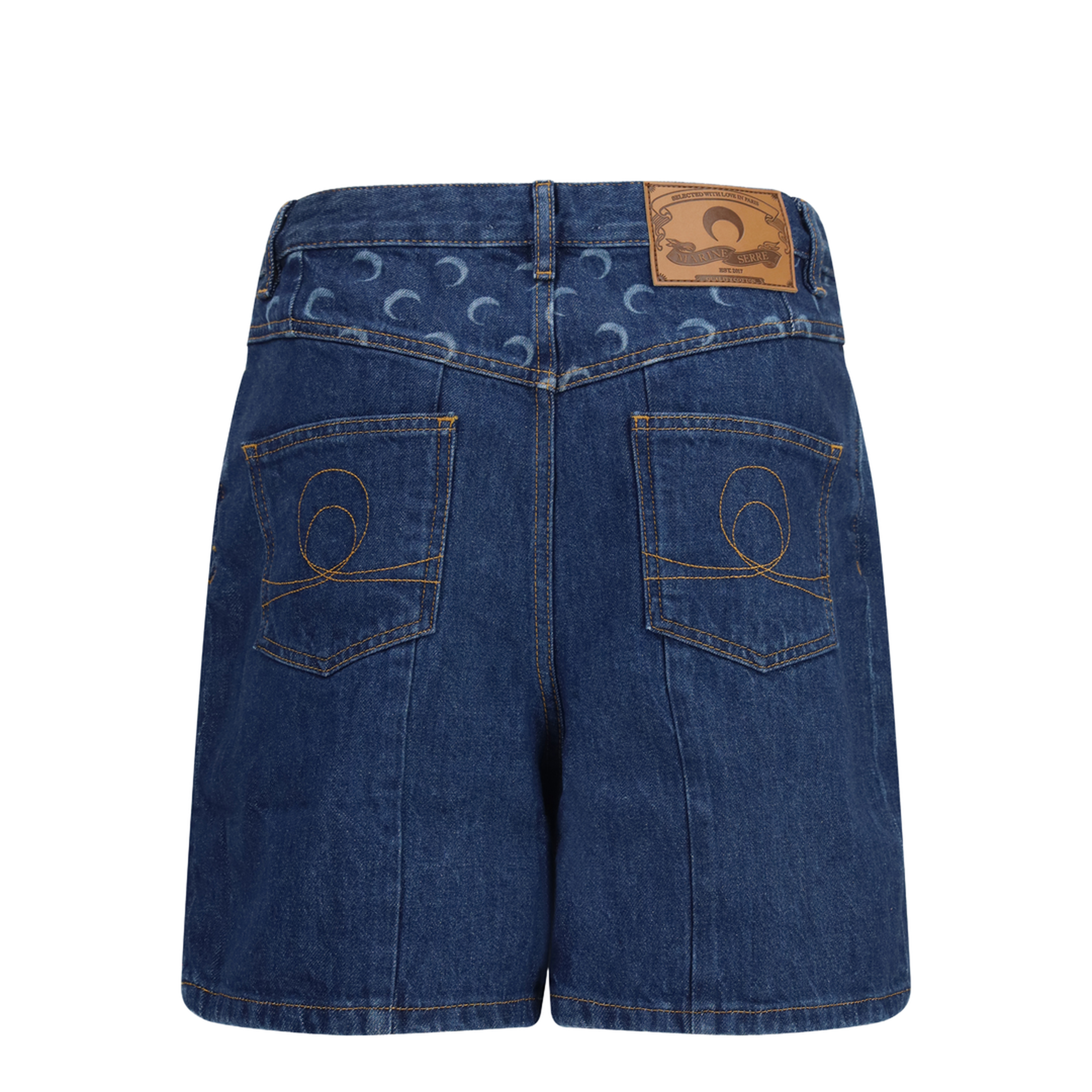 High-waisted Denim Shorts - Image 2