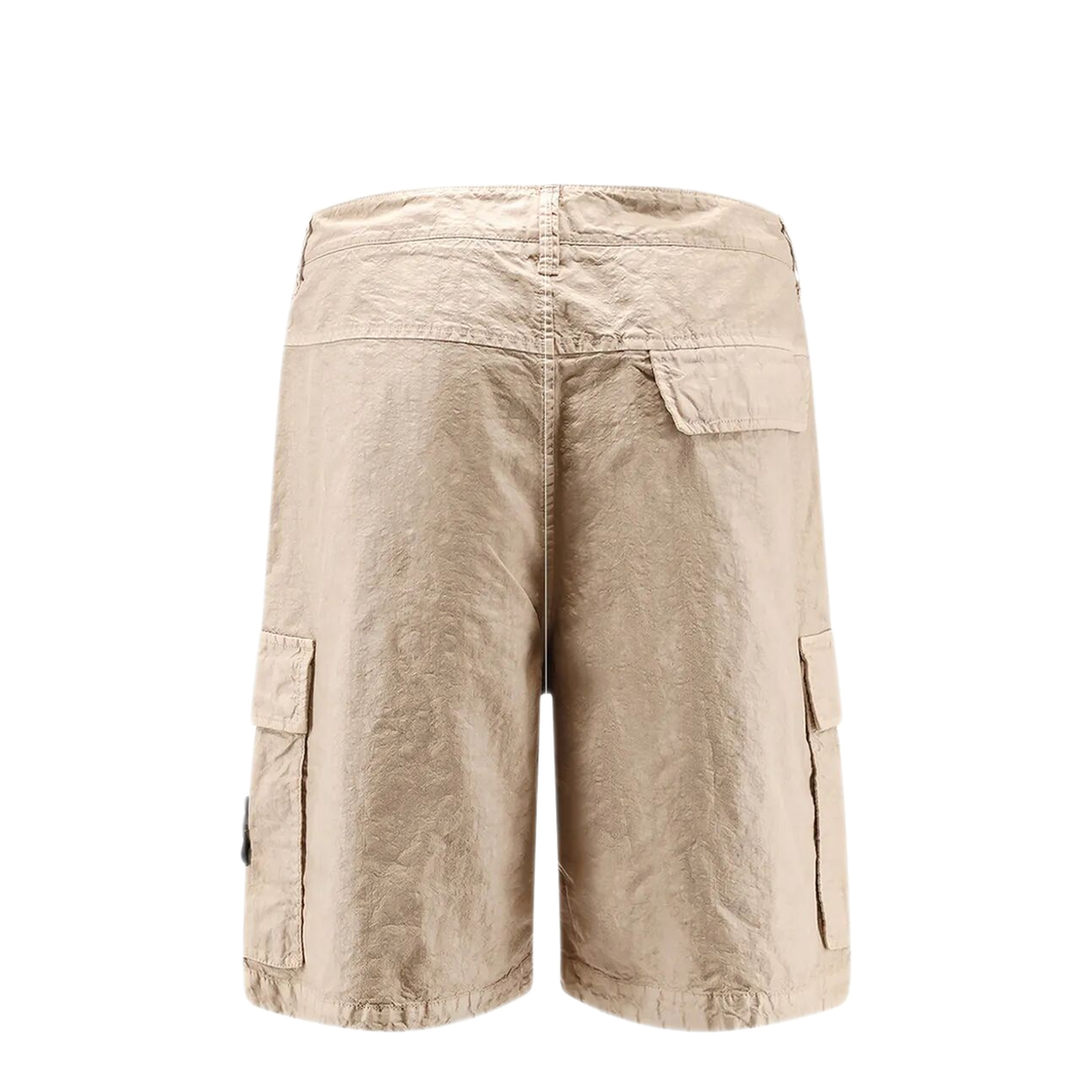 Nylon Panama Loose Fit Cargo Bermudas - Image 2