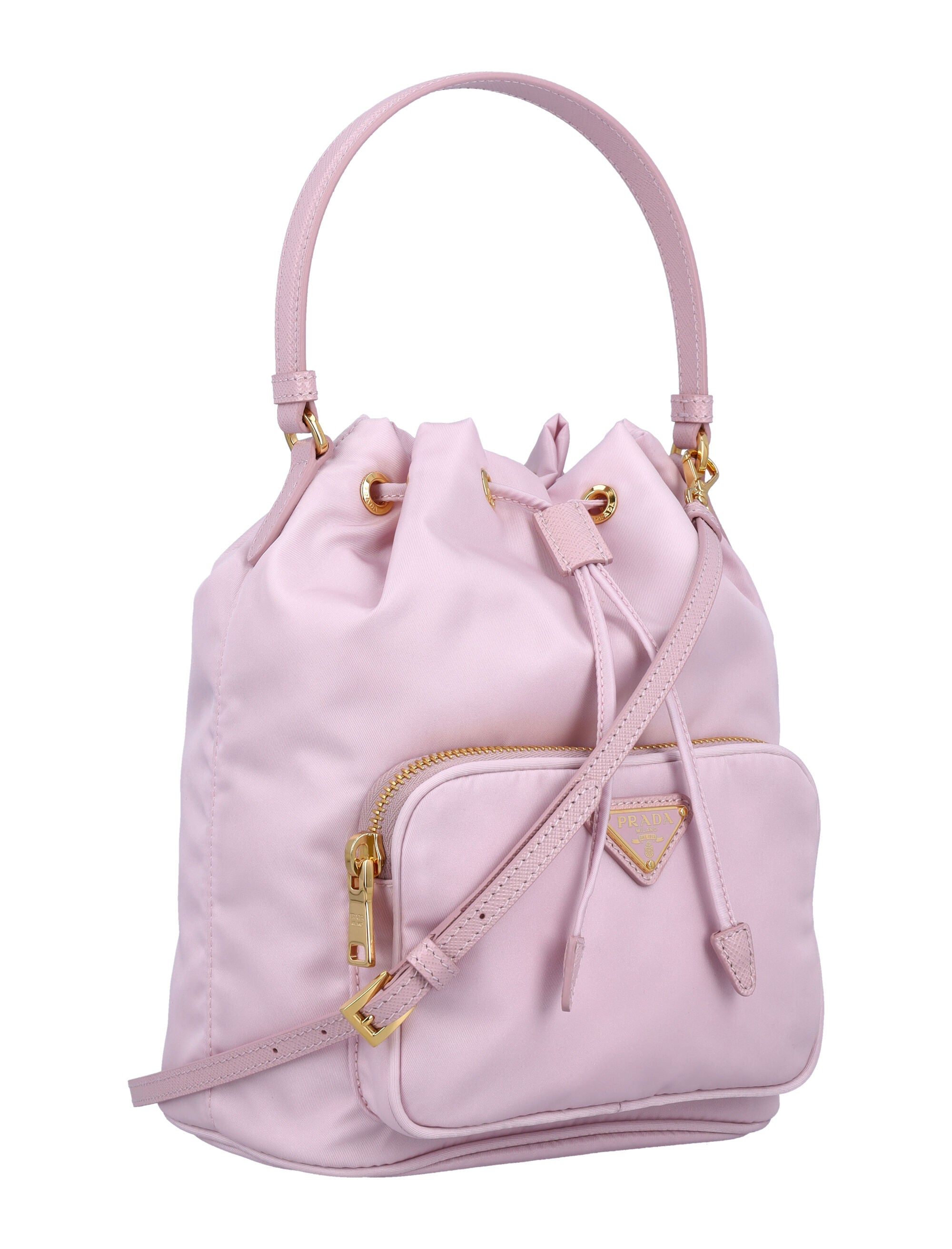 Bag in Re-nylon with Triangular Logo - Image 2