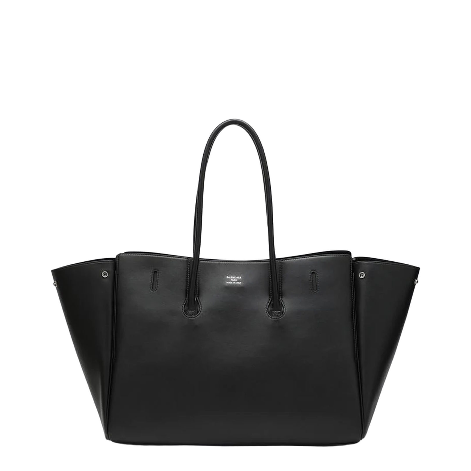 Bel Air Carry All Large Shopper Bag Leather Black - Image 2