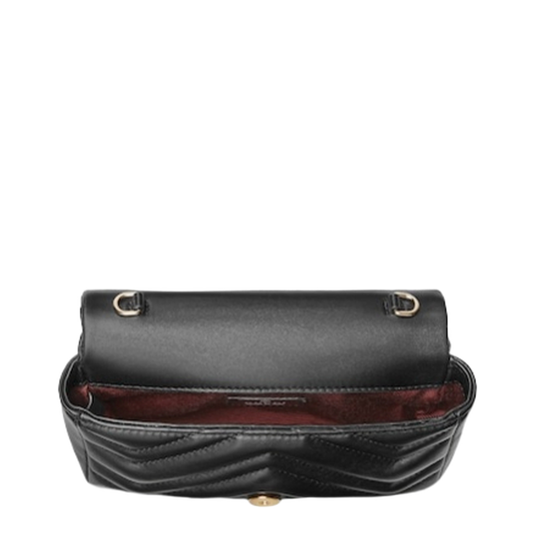 Marmont Mini Shoulder Bag in Black Leather - Image 5