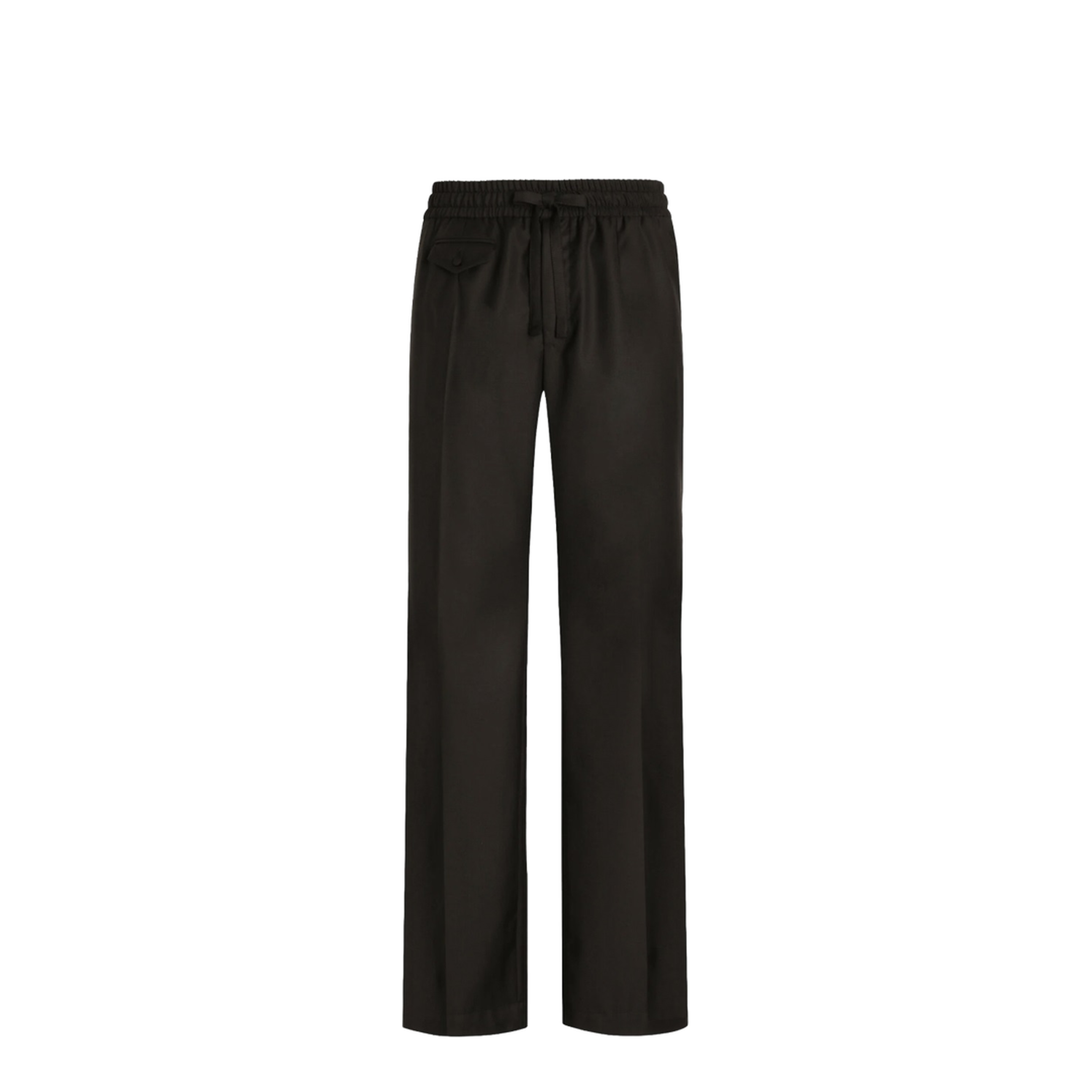 Wool Knit Jogging Pants - Image 1