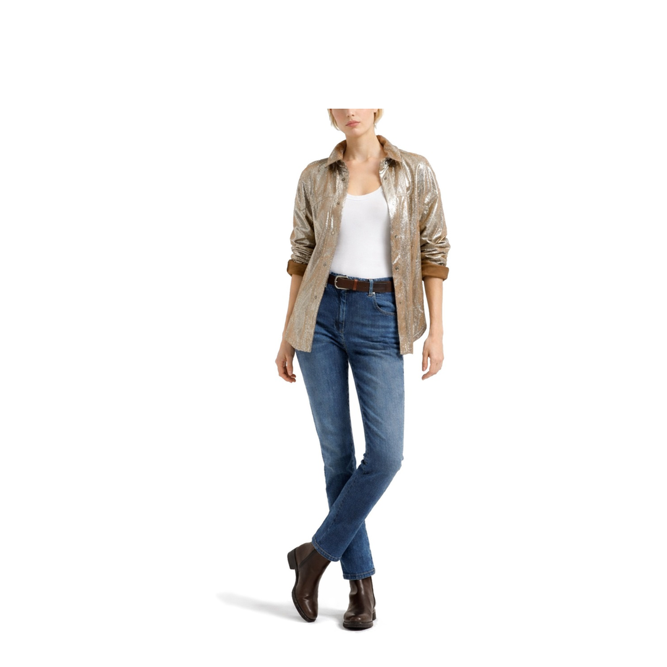 Slim Fit Denim Pants - Image 3