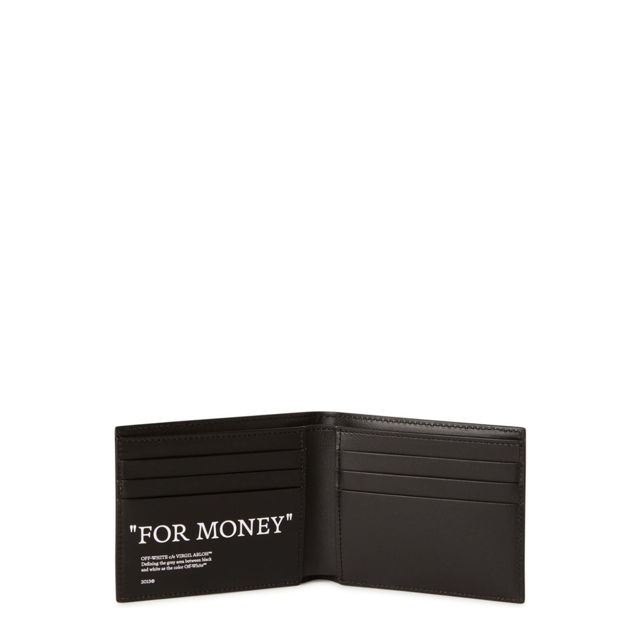 Quote Bifold Wallet - Black - Image 3