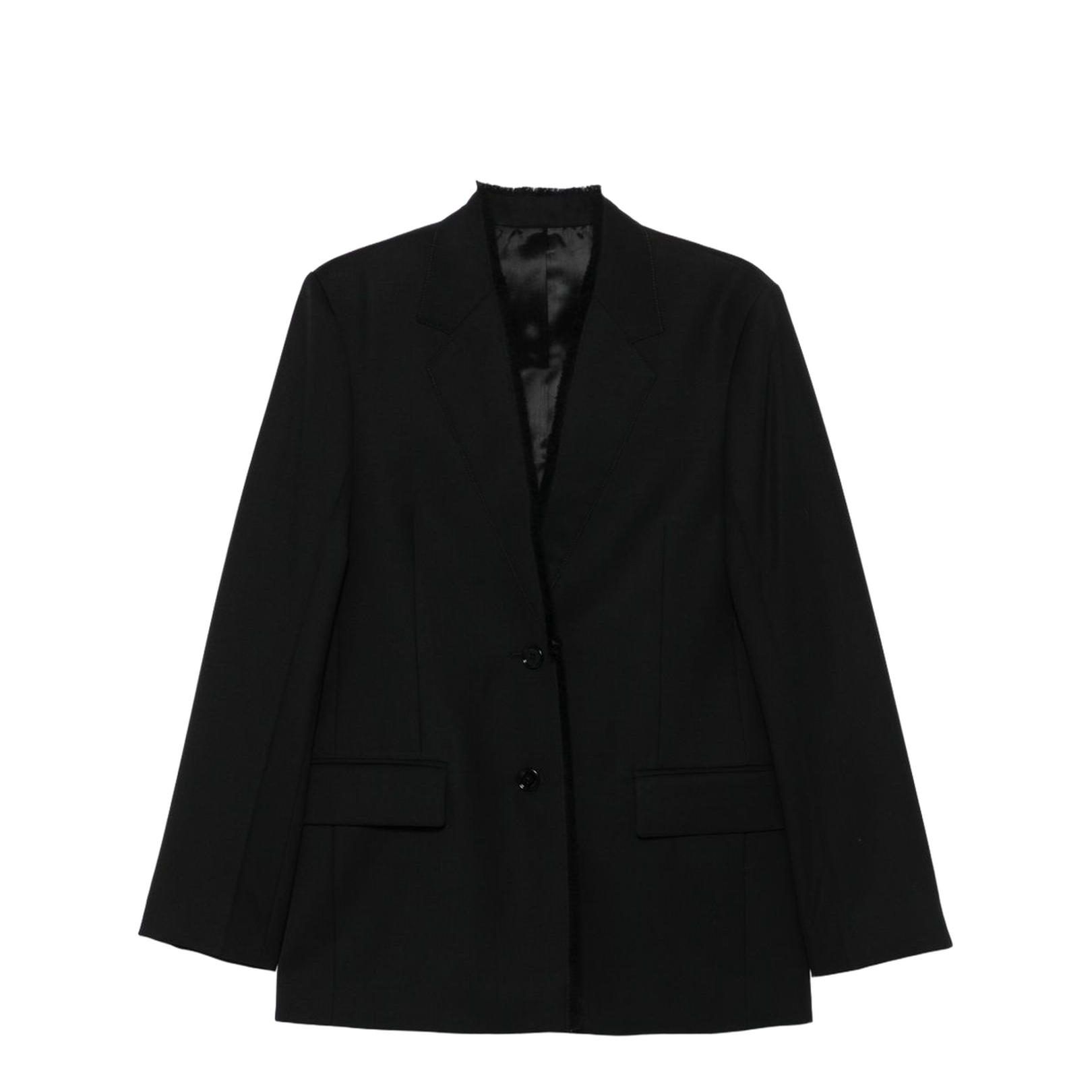 Wool Single-Breasted Jacket - Image 1