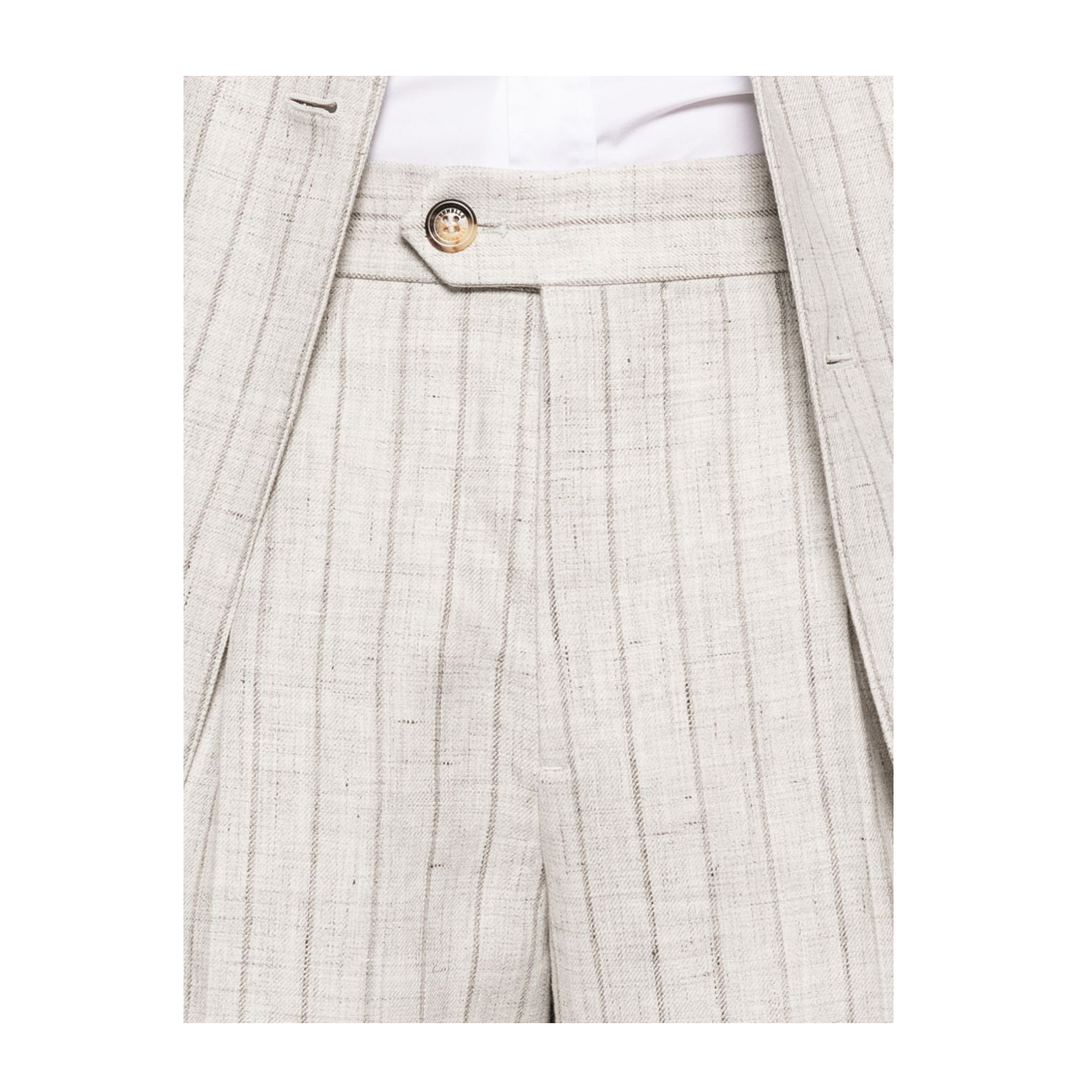 Linen Double-breasted Suit - Image 2