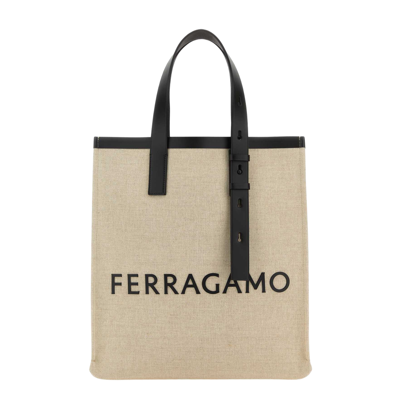 Sand Canvas Shopping Bag - Image 1