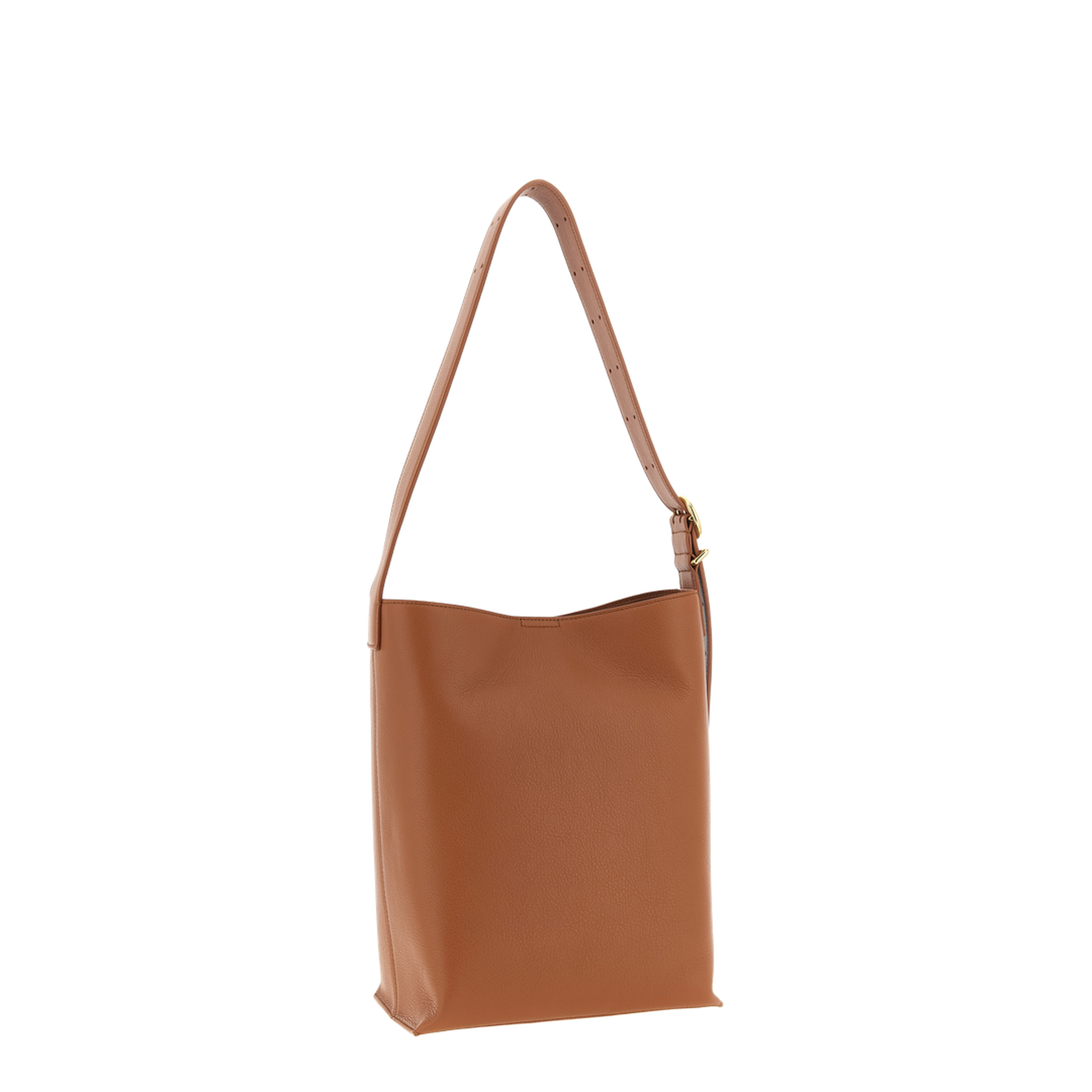 Cannolo Small Shoulder Bag Leather Brown - Image 4