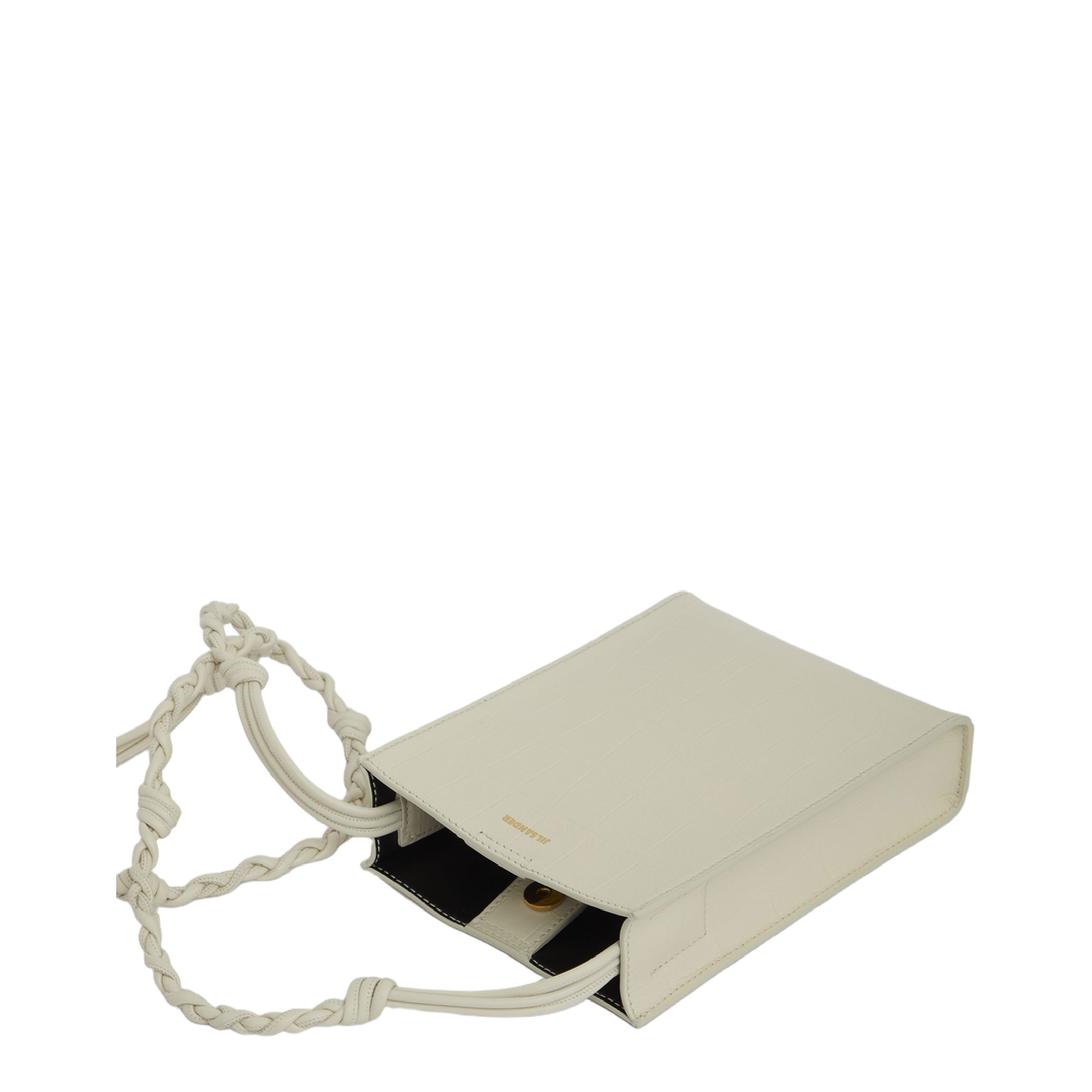 Tangle Small Calfskin Crossbody - Ivory - Image 5