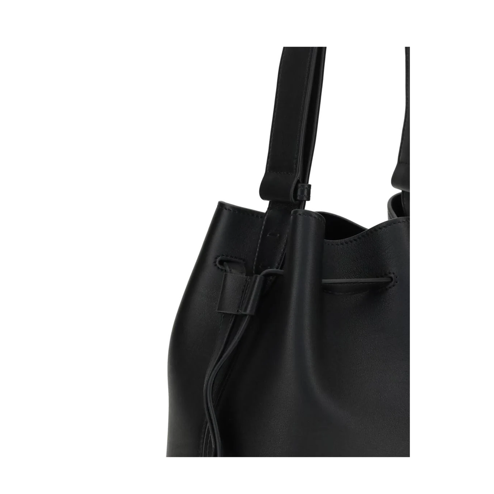 Vlogo Signature Bucket Bag Leather Black - Image 4