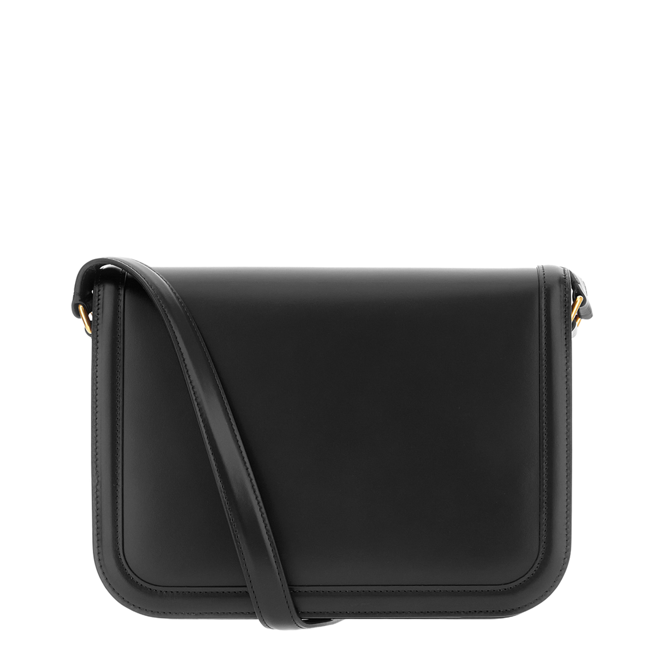 9TO5 Smooth Calfskin Shoulder Bag - Black - Image 3