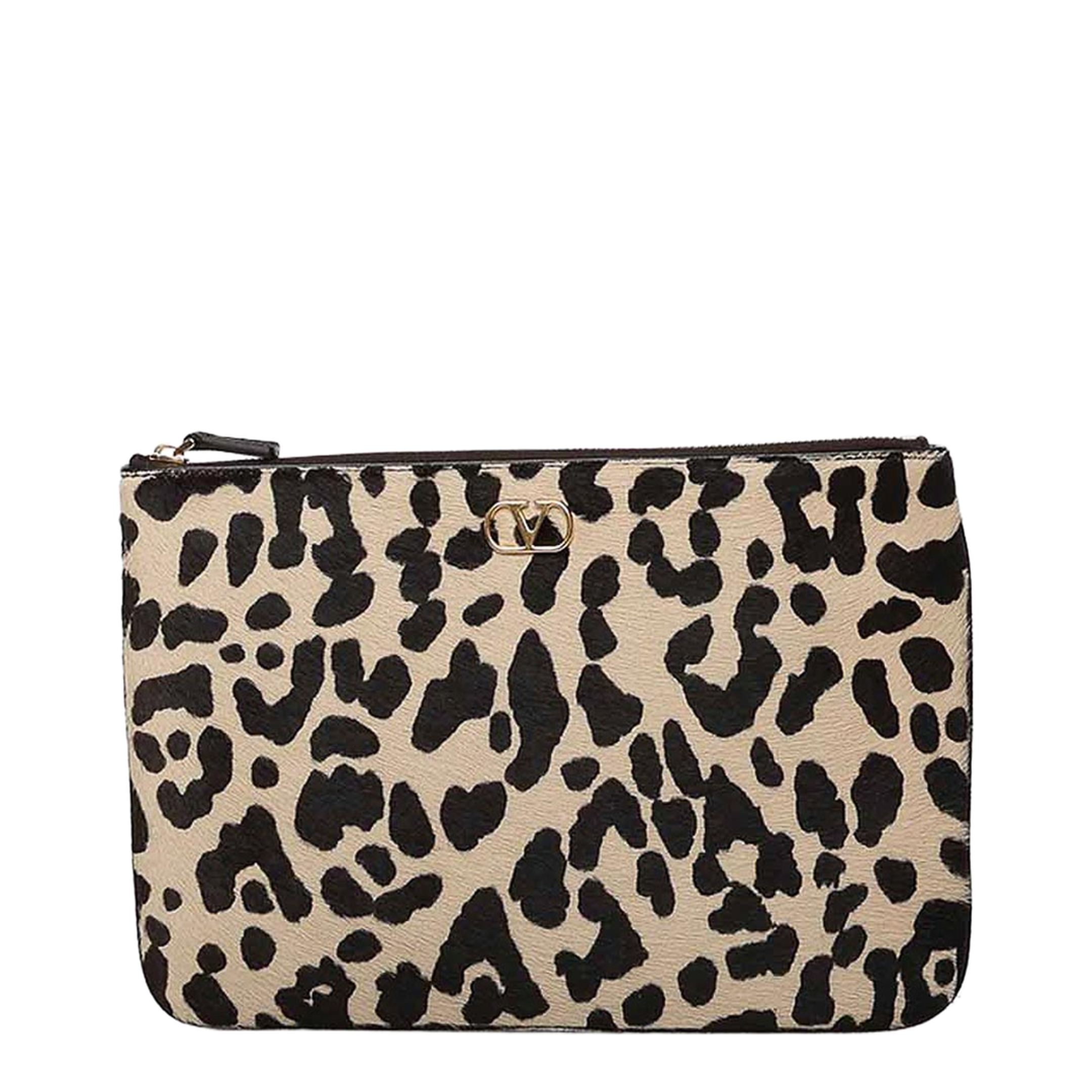 Beige Leopard Clutch Bag - Image 3