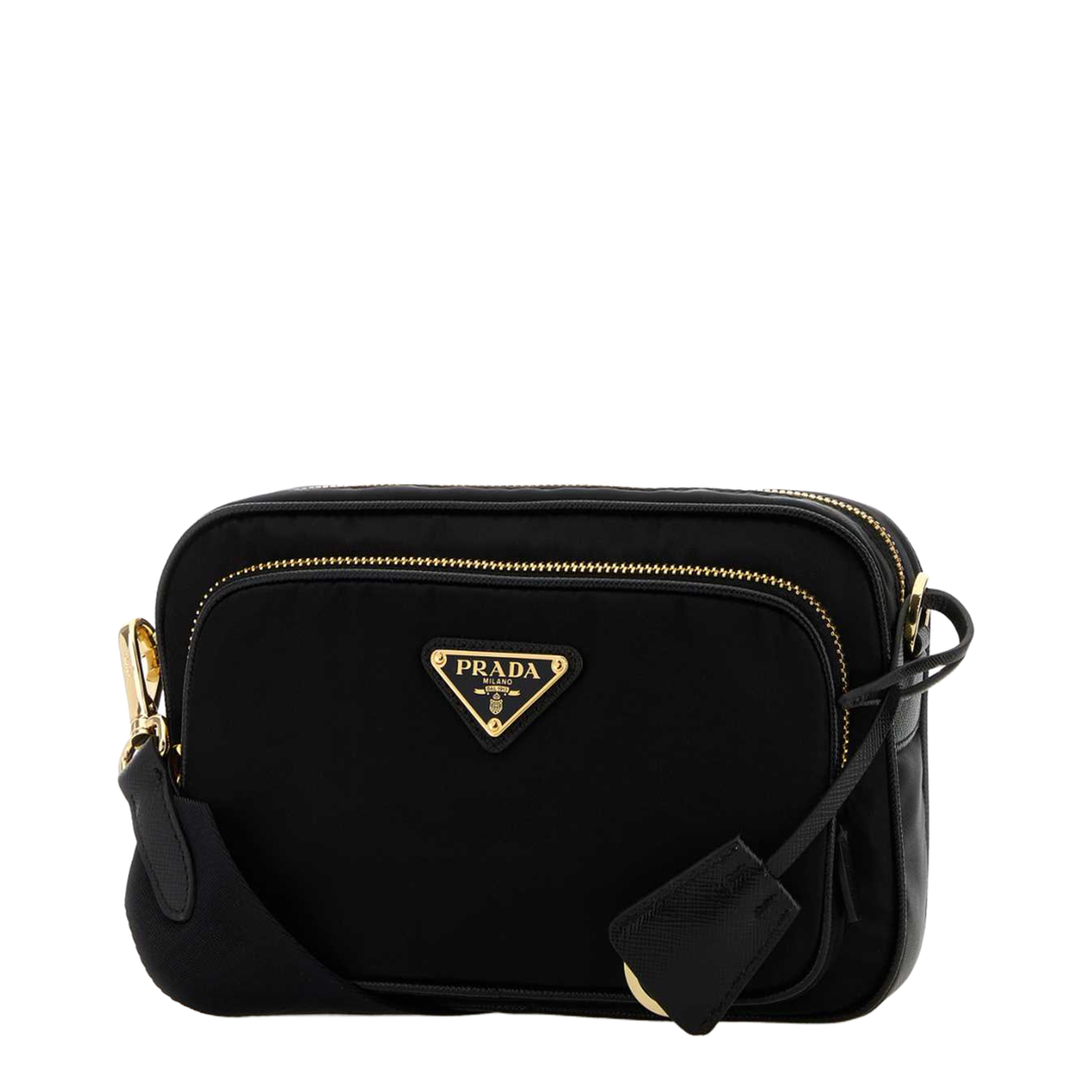 Re-Nylon Mini Nylon Shoulder Bag - Black - Image 3