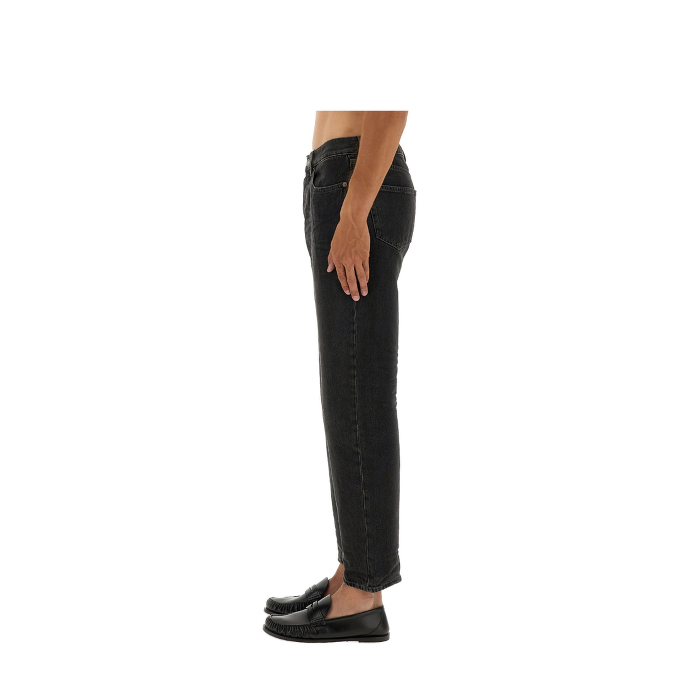 Mick Long Jeans in Westwood Black Denim - Image 4