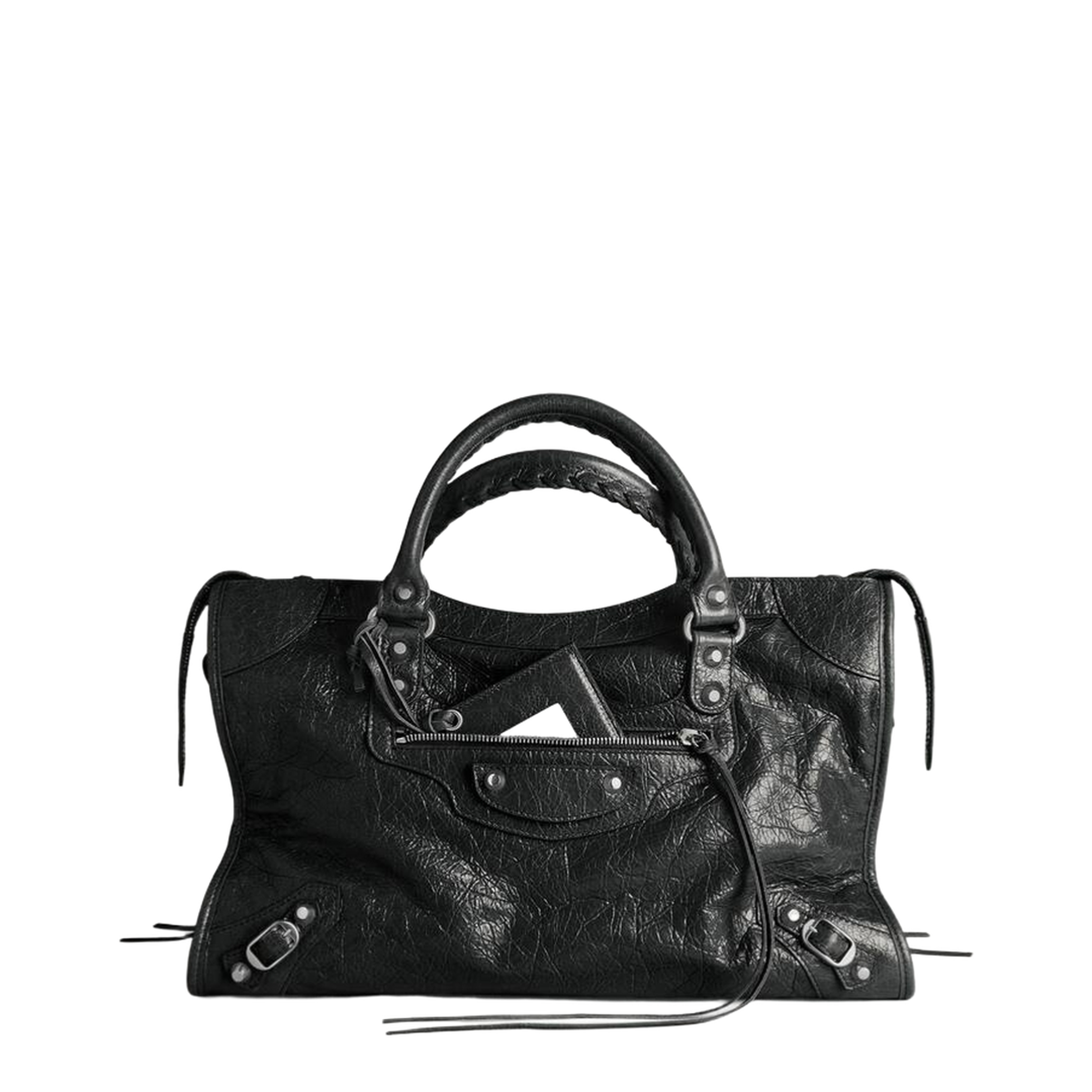 Le City Medium Arena Lambskin Bag - Black - Image 1