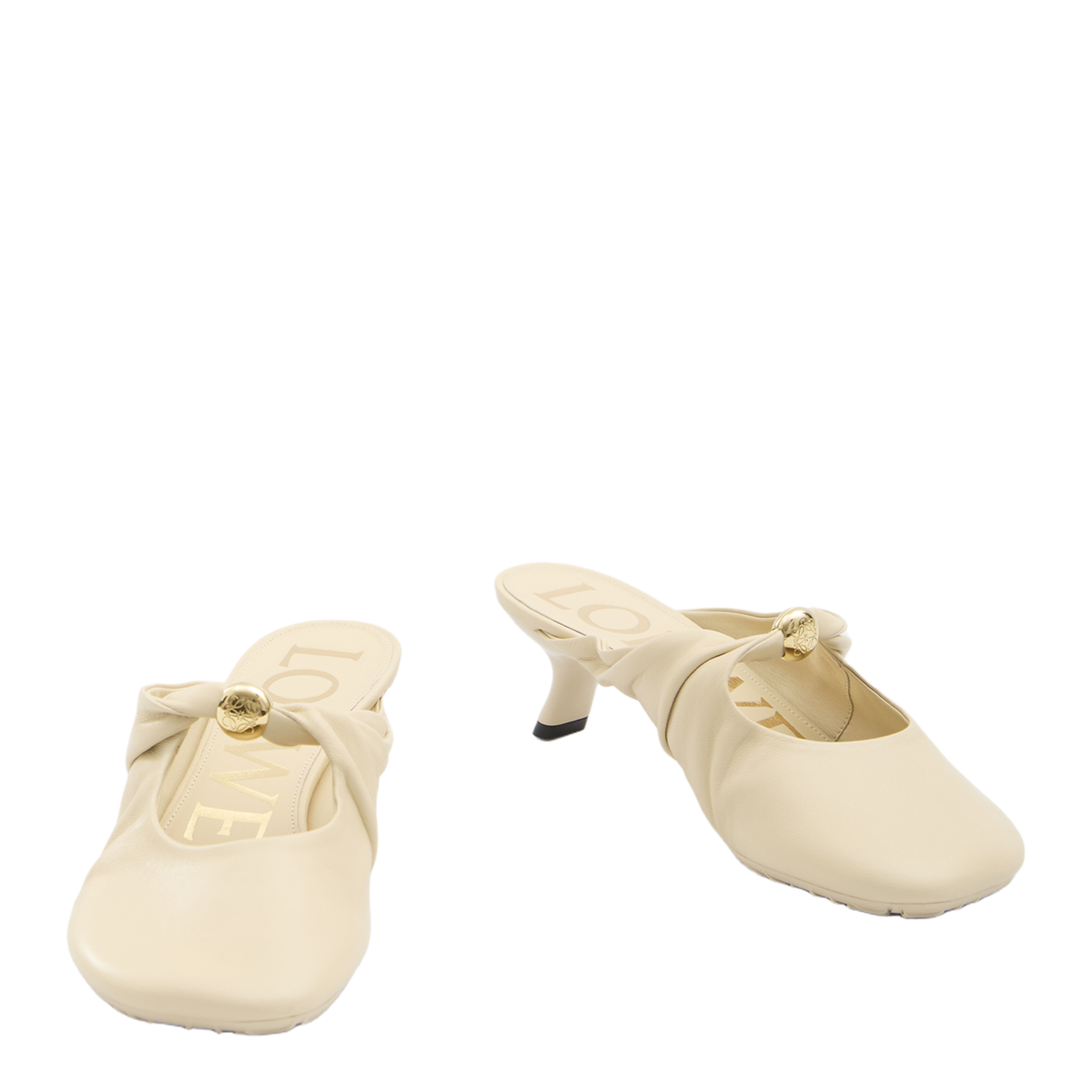 Pebble Mules in Nappa Leather - Image 5