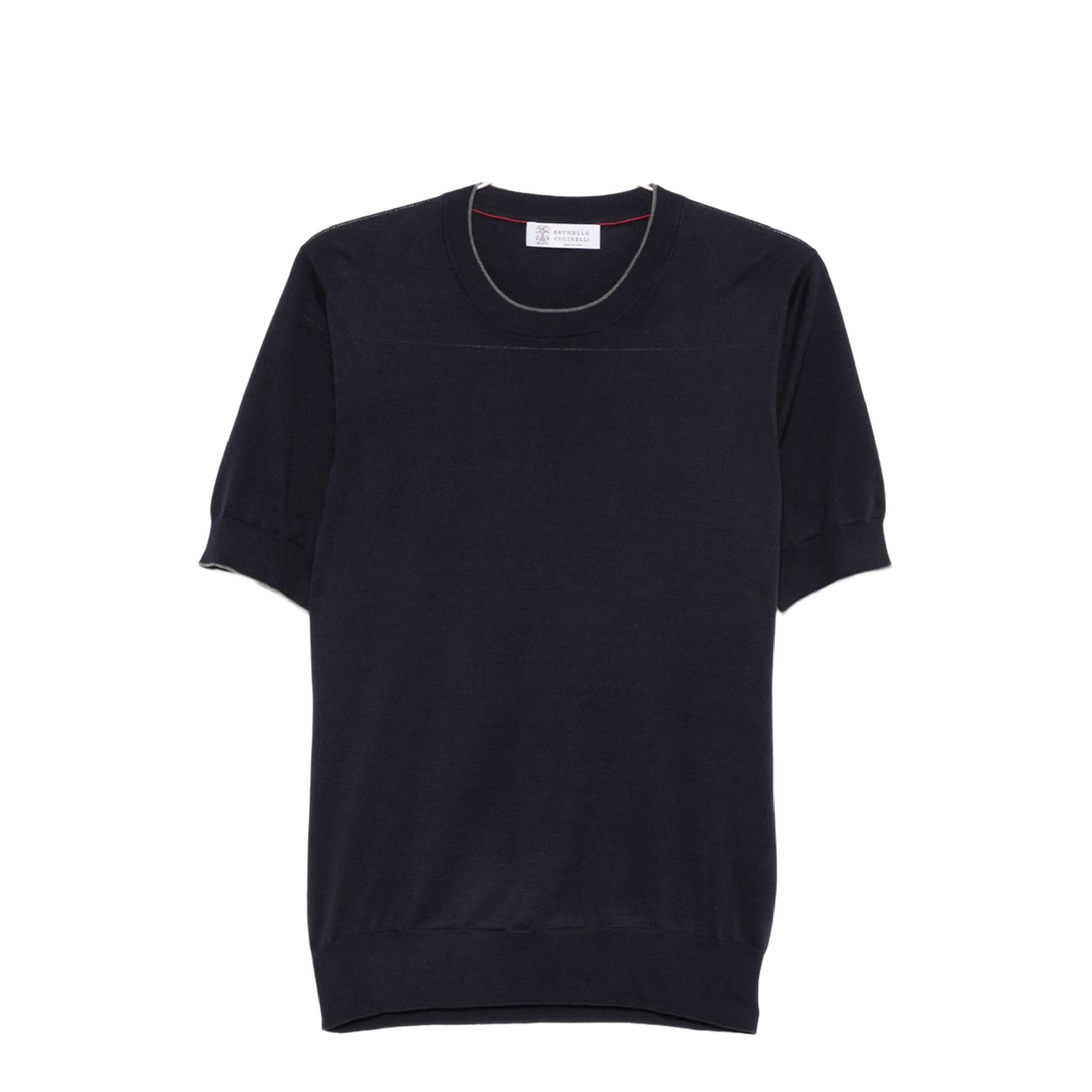 Knitted T-Shirt Blue - Image 1