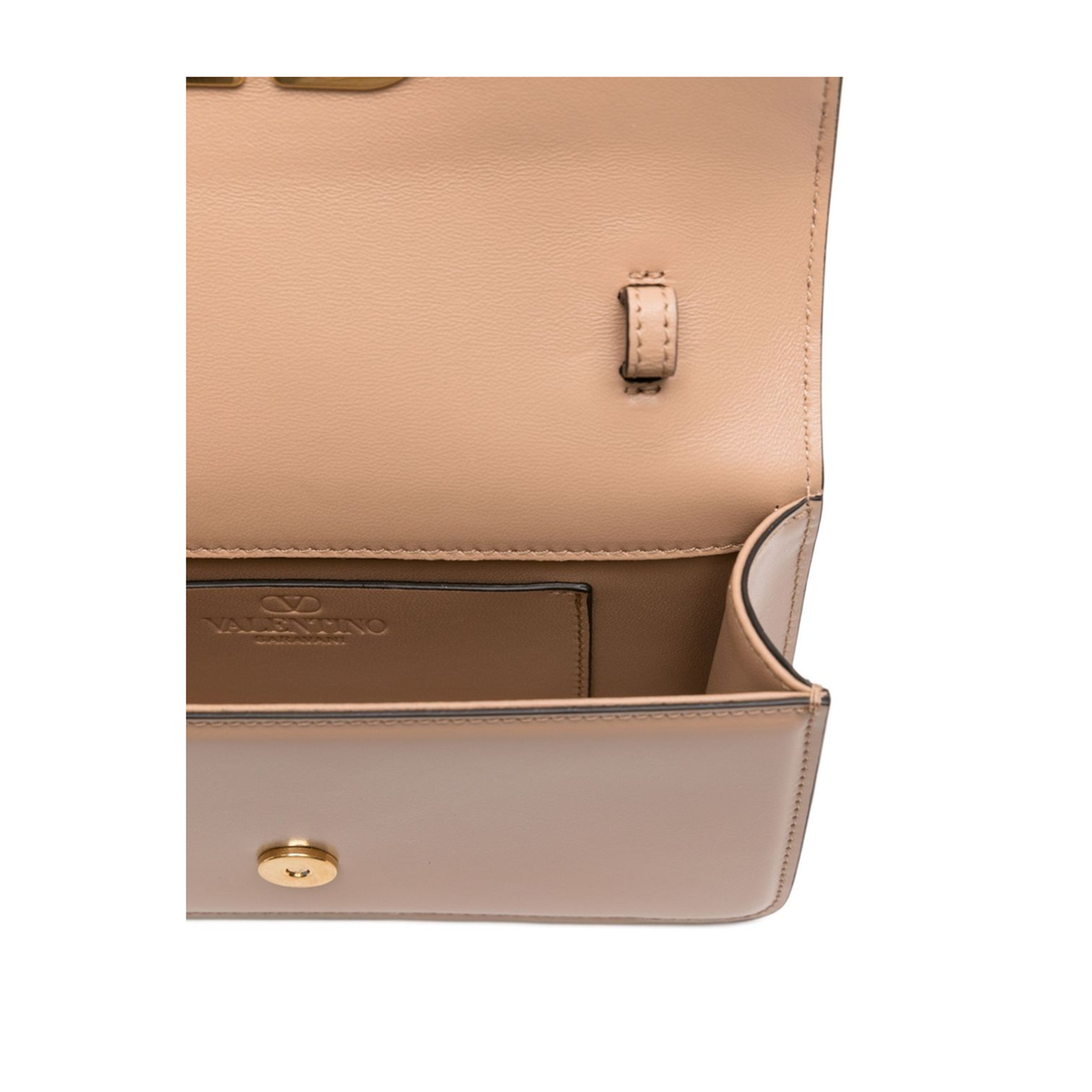 VLogo Signature Small Leather Clutch - Image 3