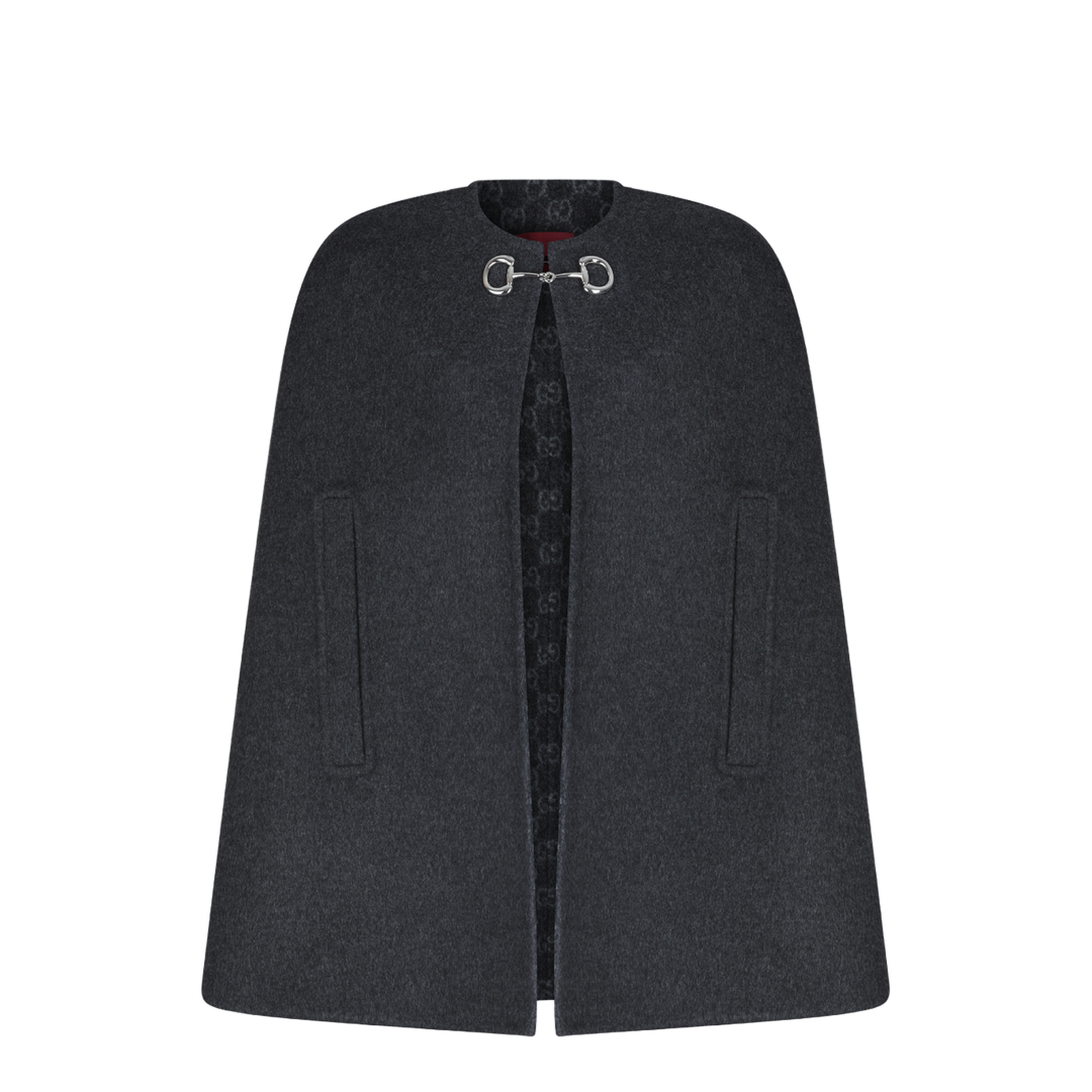 Wool and Silk Cape with Clamp - Image 1