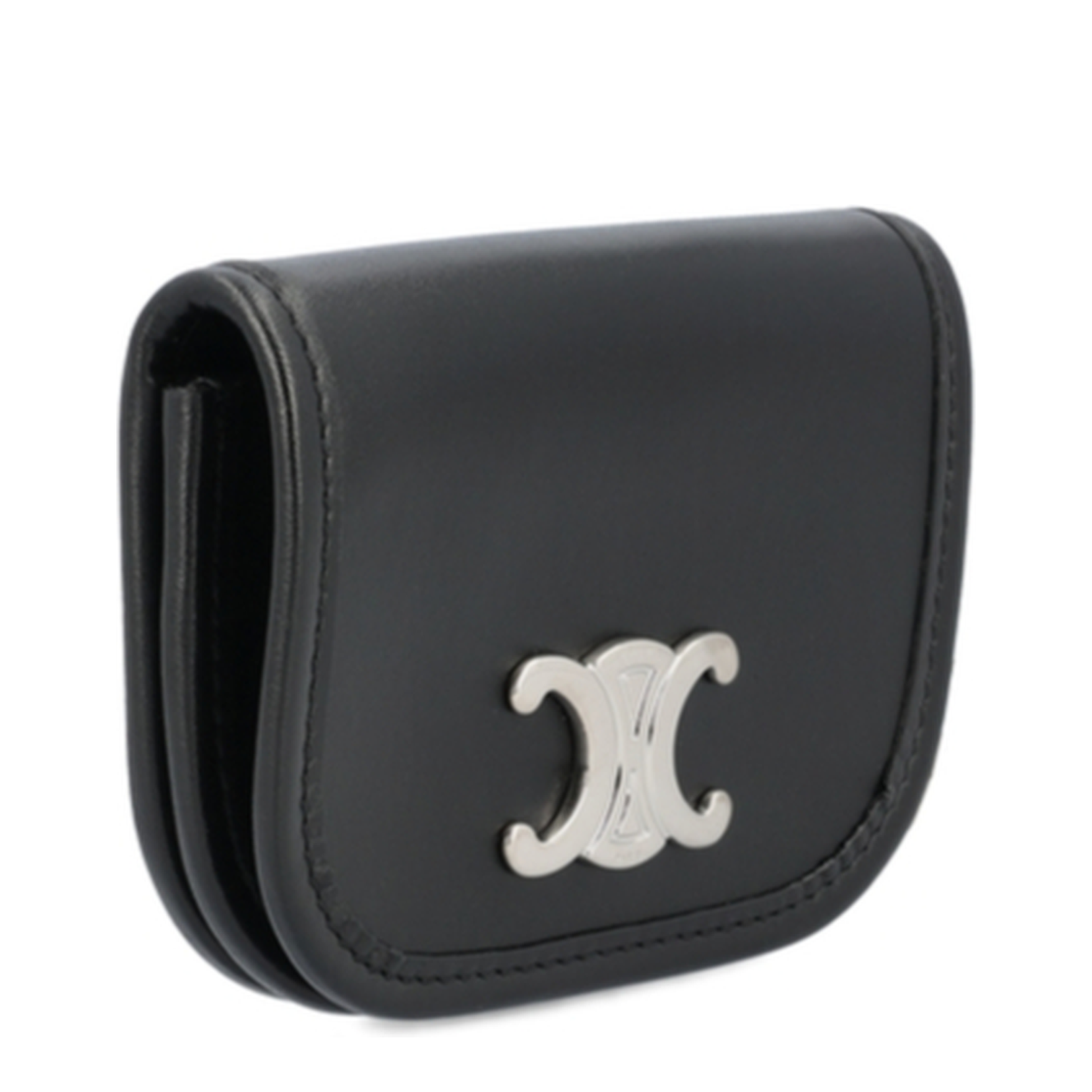 Keyring Nano Besace Triomphe Leather Black - Image 2