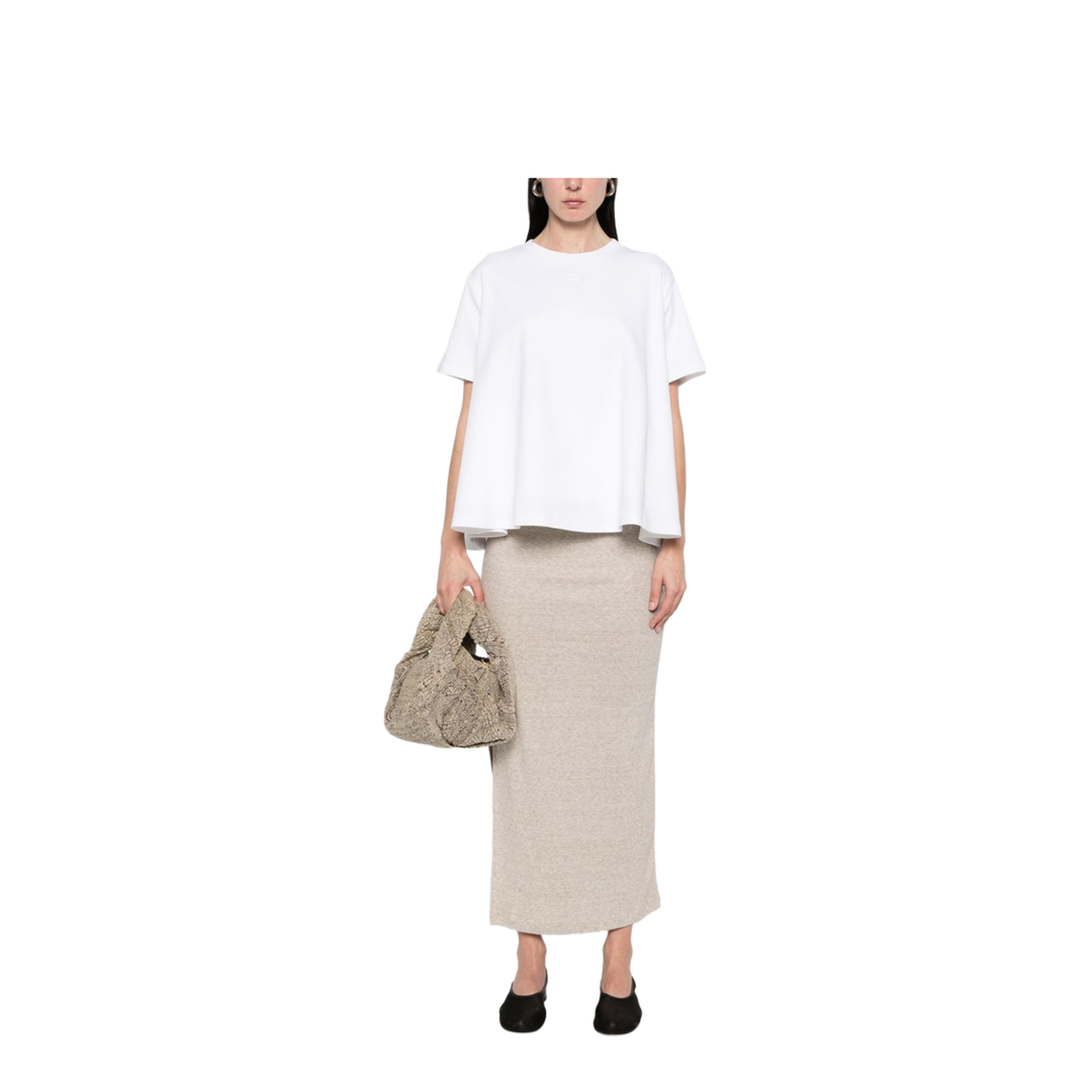 Trapeze Top in Cotton Blend - Image 2