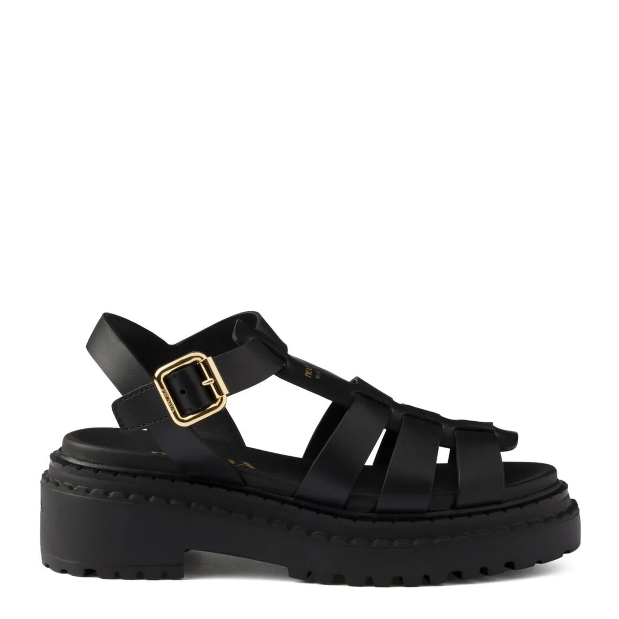 Fisherman's Leather Flatform Sandals - Image 1