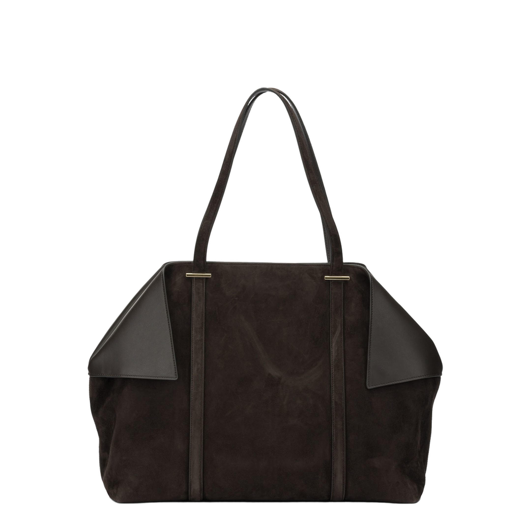 Scarf Large Calfskin Suede Tote Bag - Testa Di Moro - Image 3