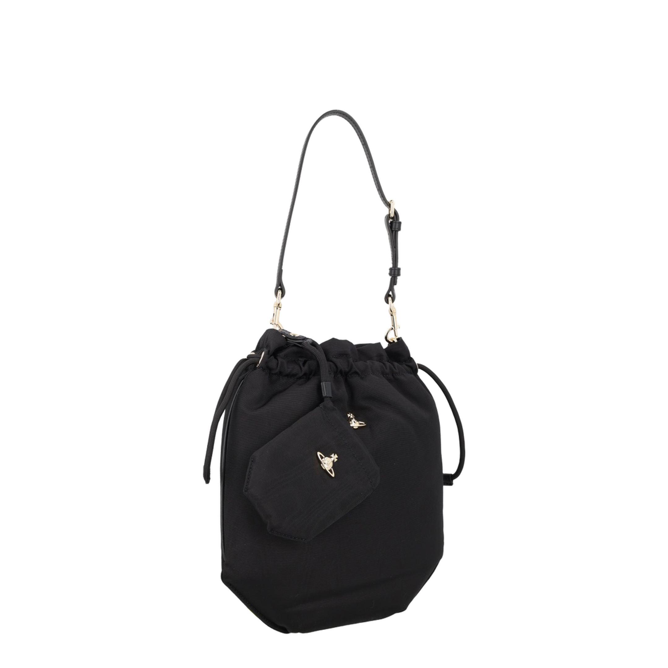 Small Viscose Handbag - Black - Image 2